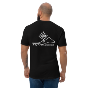 Occitan - T-shirt Ajusté - Logo Dos Blanc