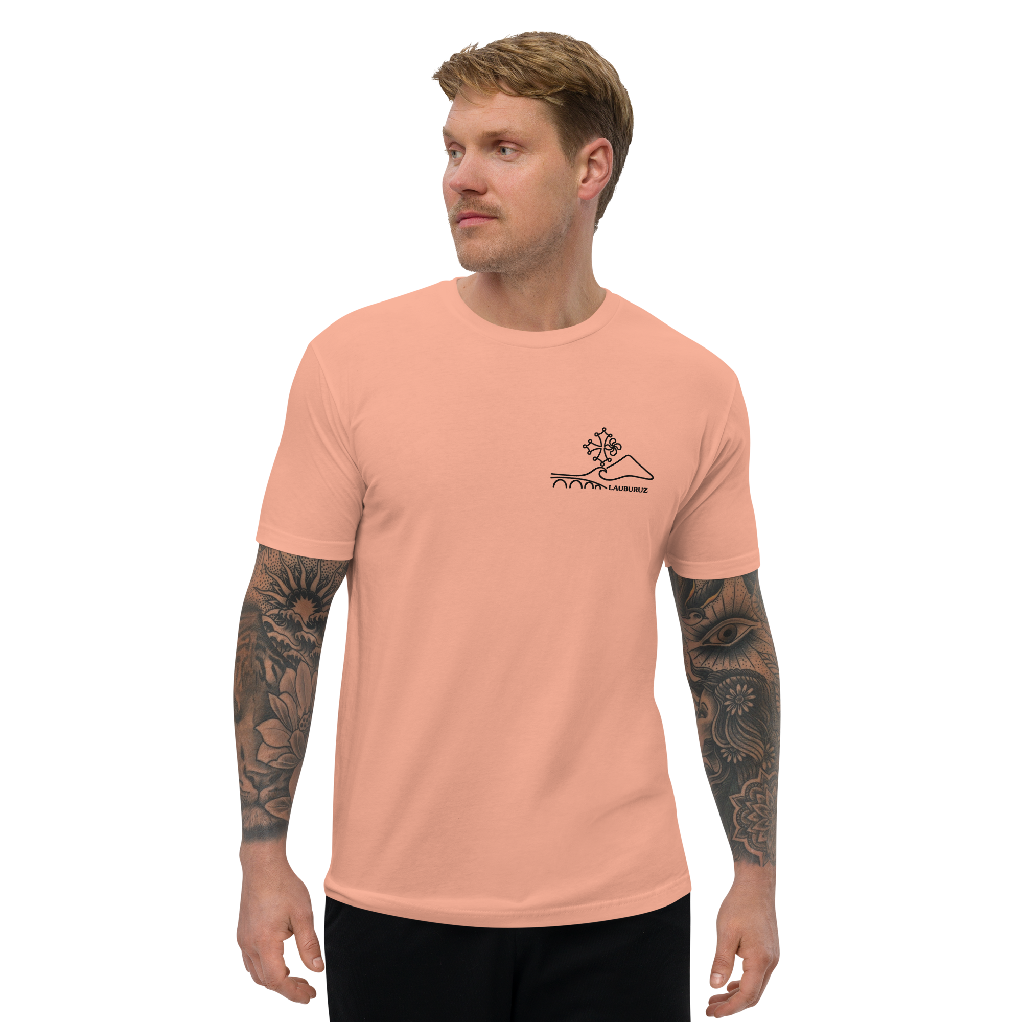 Occitan - T-shirt Ajusté - Logo Devant Noir