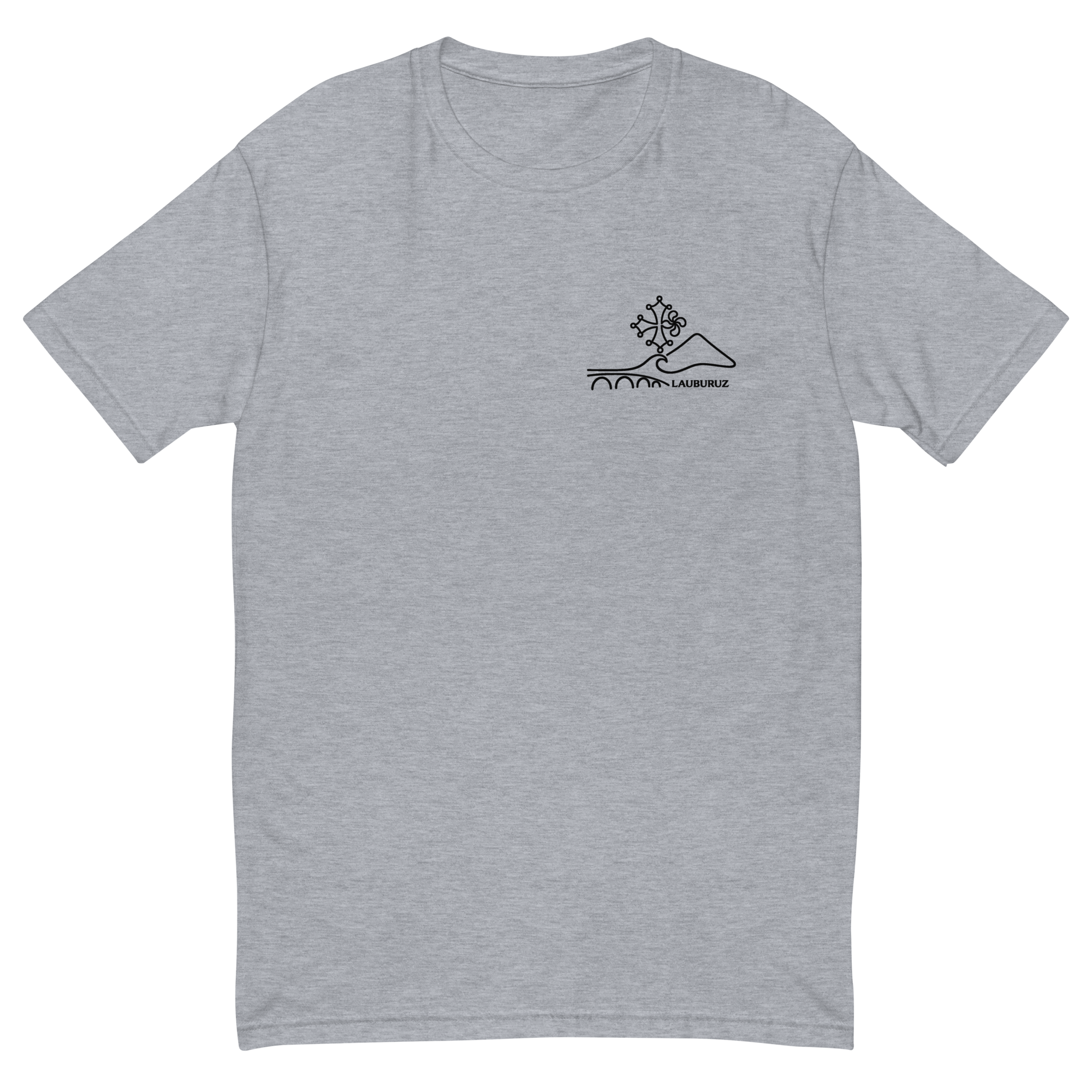 Occitan - T-shirt Ajusté - Logo Devant Noir – Image 5