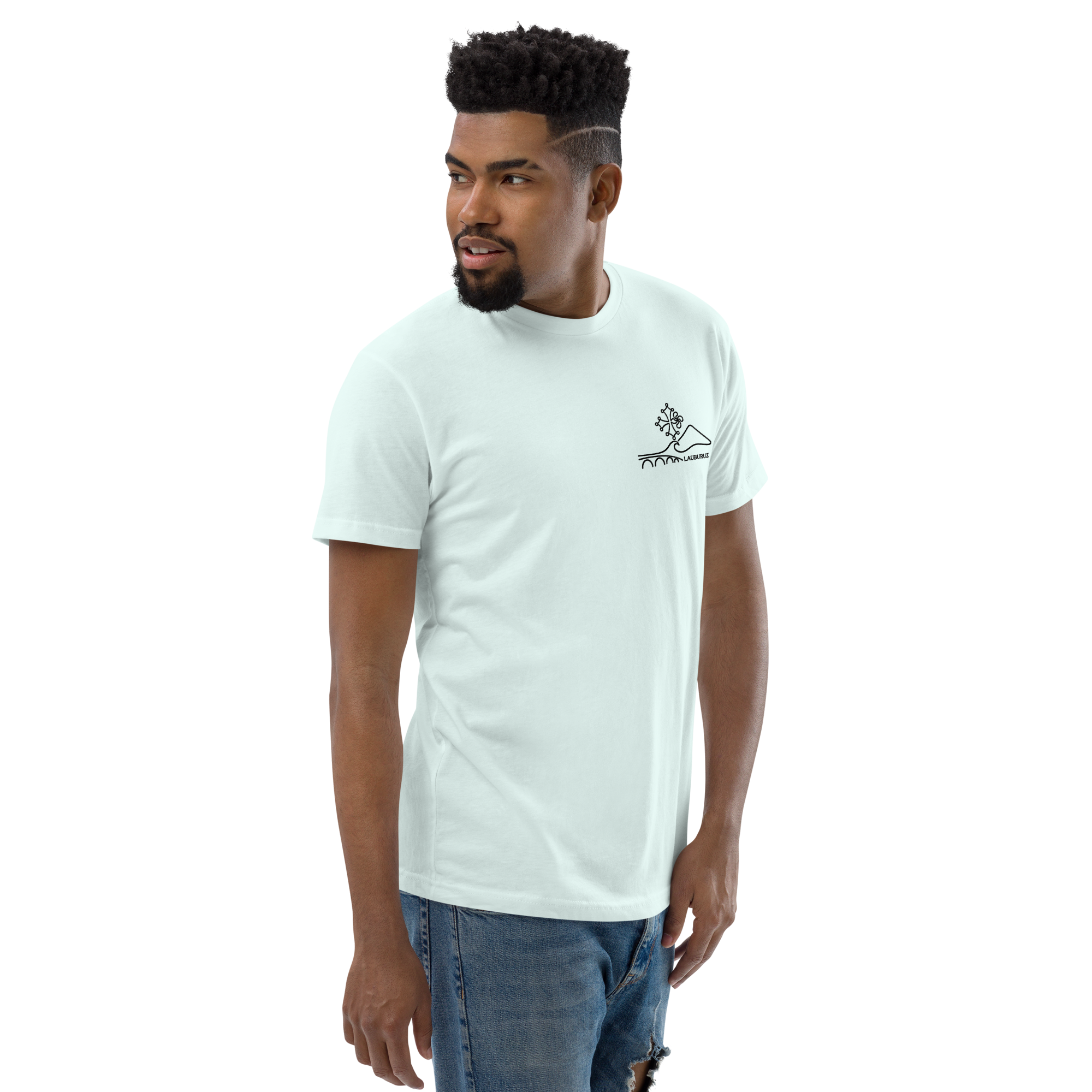 Occitan - T-shirt Ajusté - Logo Devant Noir – Image 4