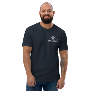 Occitan - T-shirt Ajusté - Logo Devant Blanc