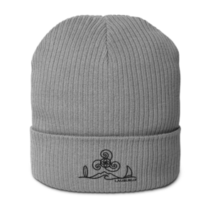 Breizh - Bonnet côtelé bio Brodé Noir