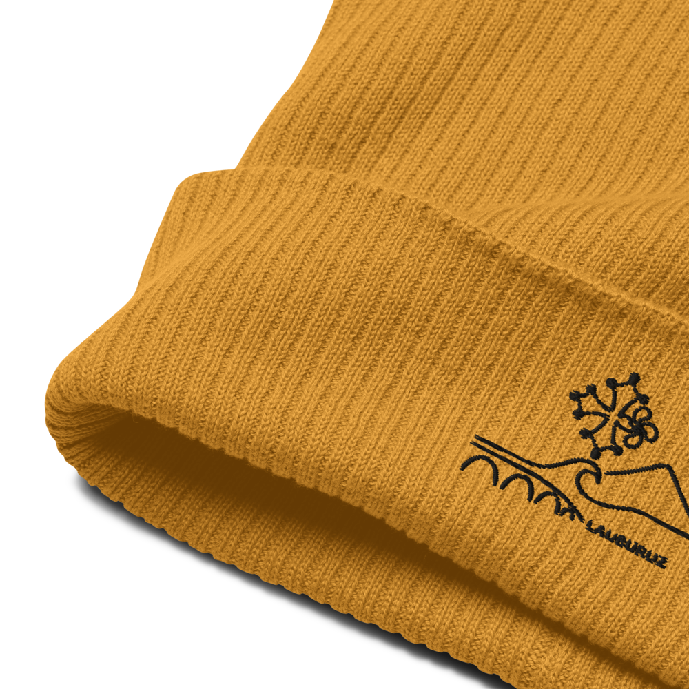 Occitan - Bonnet côtelé bio Brodé Noir – Image 6
