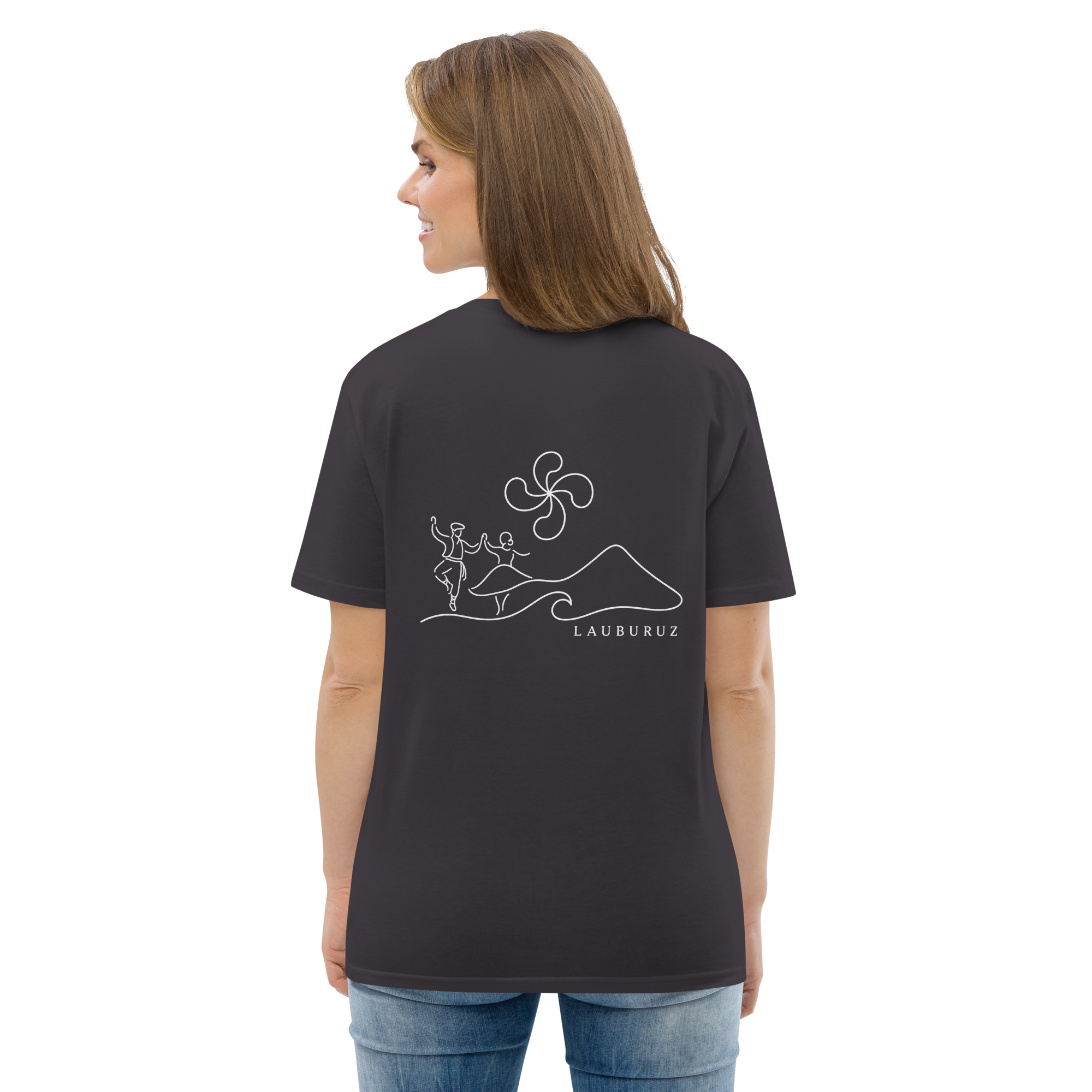 Fandango - T-shirt unisexe en coton bio - Logo Dos Blanc – Image 13