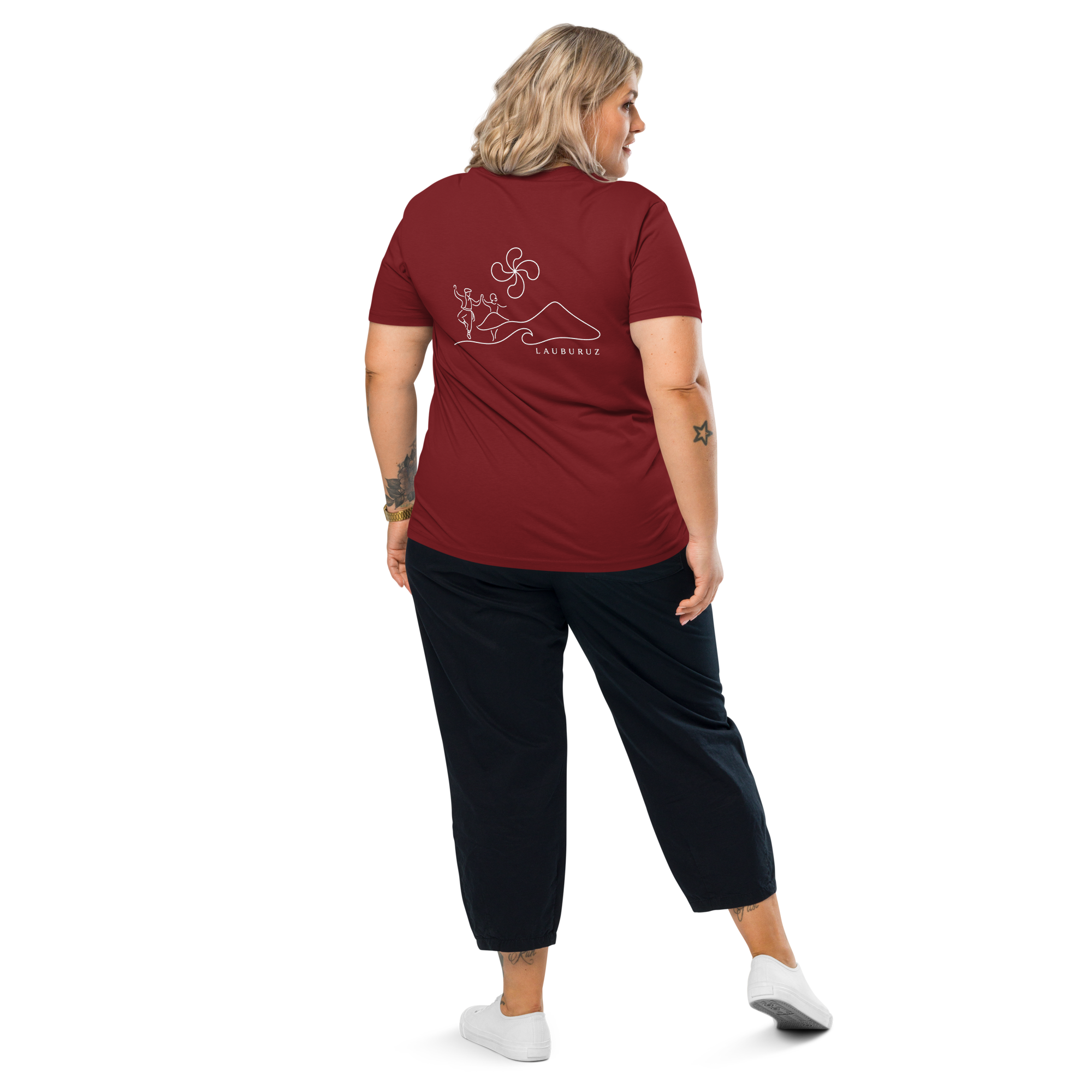 Fandango - T-shirt unisexe en coton bio - Logo Dos Blanc – Image 10