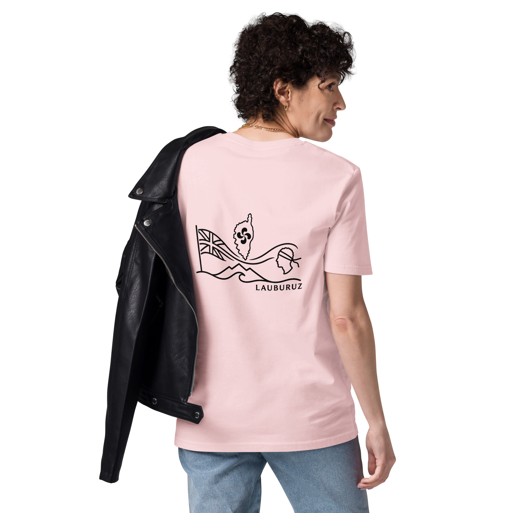 Corsica - T-shirt unisexe en coton bio - Logo Dos Noir – Image 9