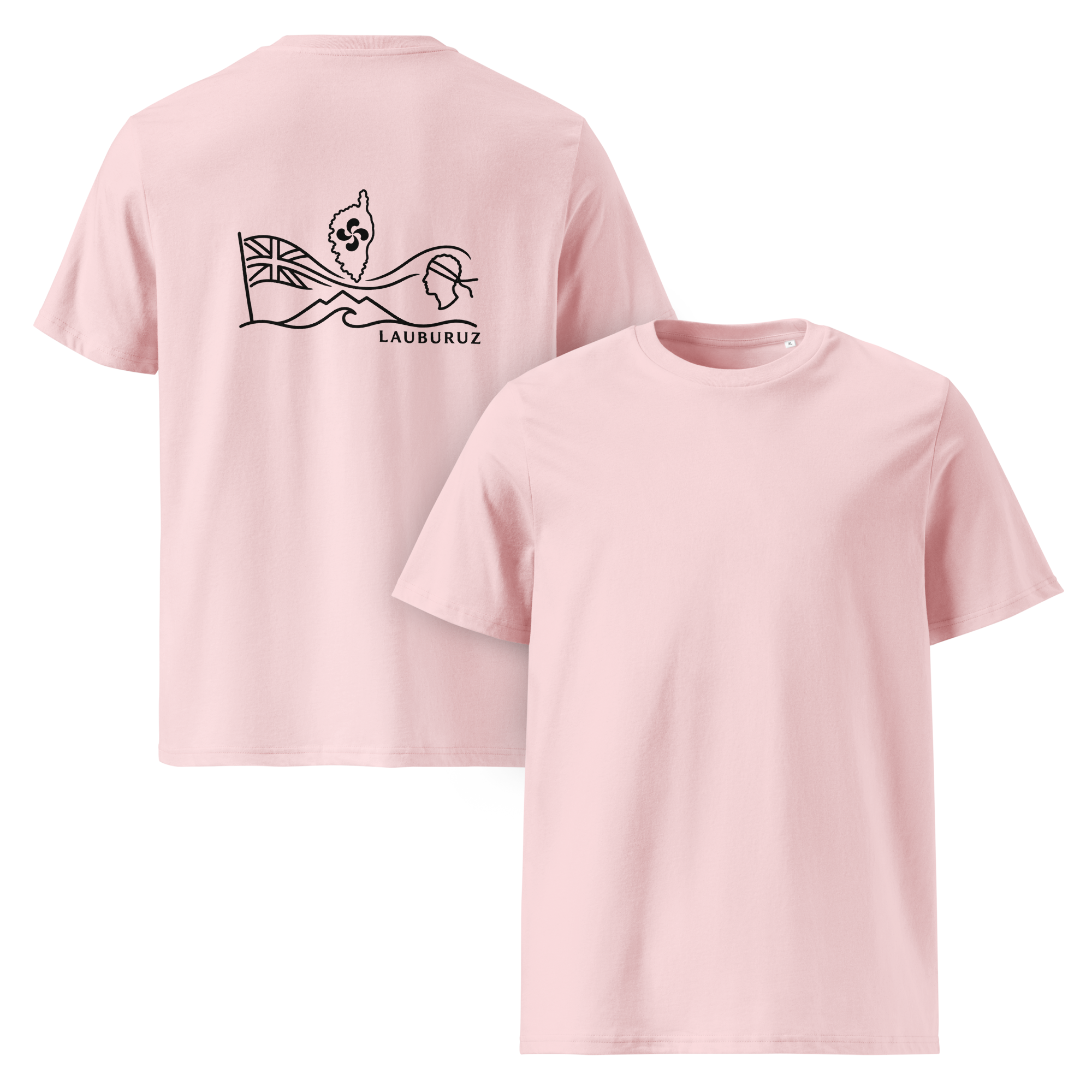 Corsica - T-shirt unisexe en coton bio - Logo Dos Noir – Image 7