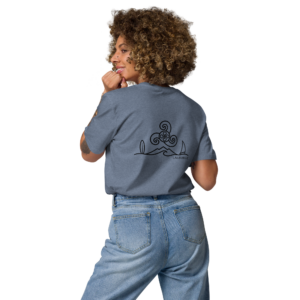 Breizh - T-shirt unisexe en coton bio - Logo Dos Noir