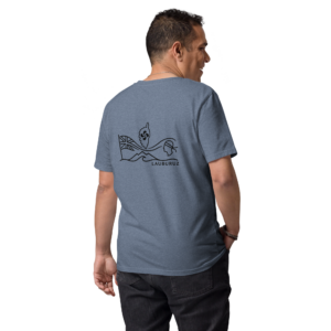 Corsica  - T-shirt unisexe en coton bio - Logo Dos Noir