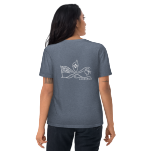 Corsica - T-shirt unisexe en coton bio - Logo Dos Blanc