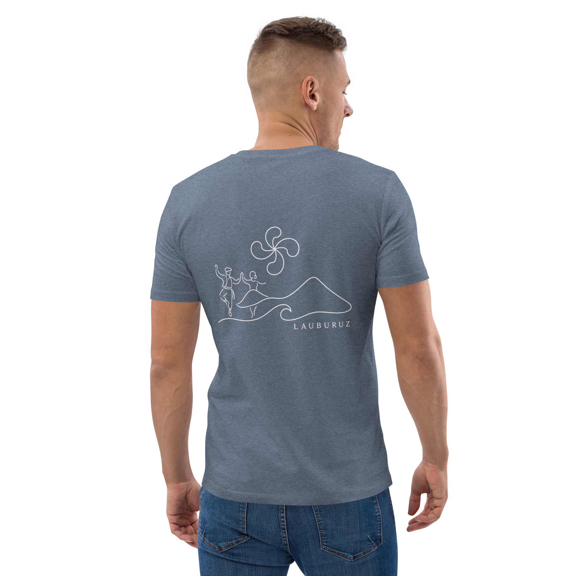 Fandango - T-shirt unisexe en coton bio - Logo Dos Blanc – Image 8