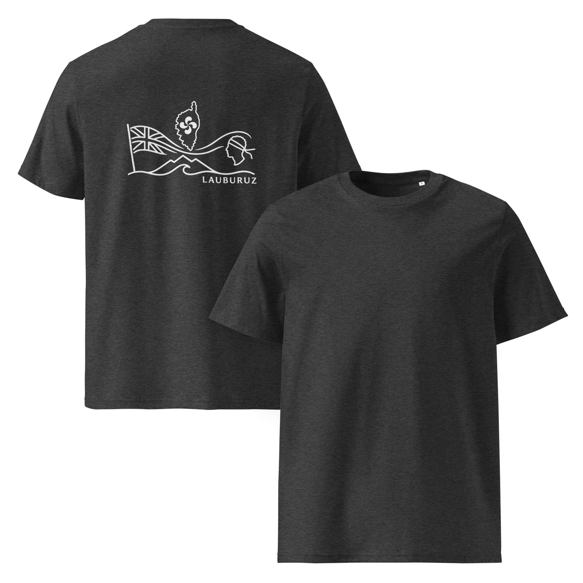 Corsica - T-shirt unisexe en coton bio - Logo Dos Blanc – Image 6