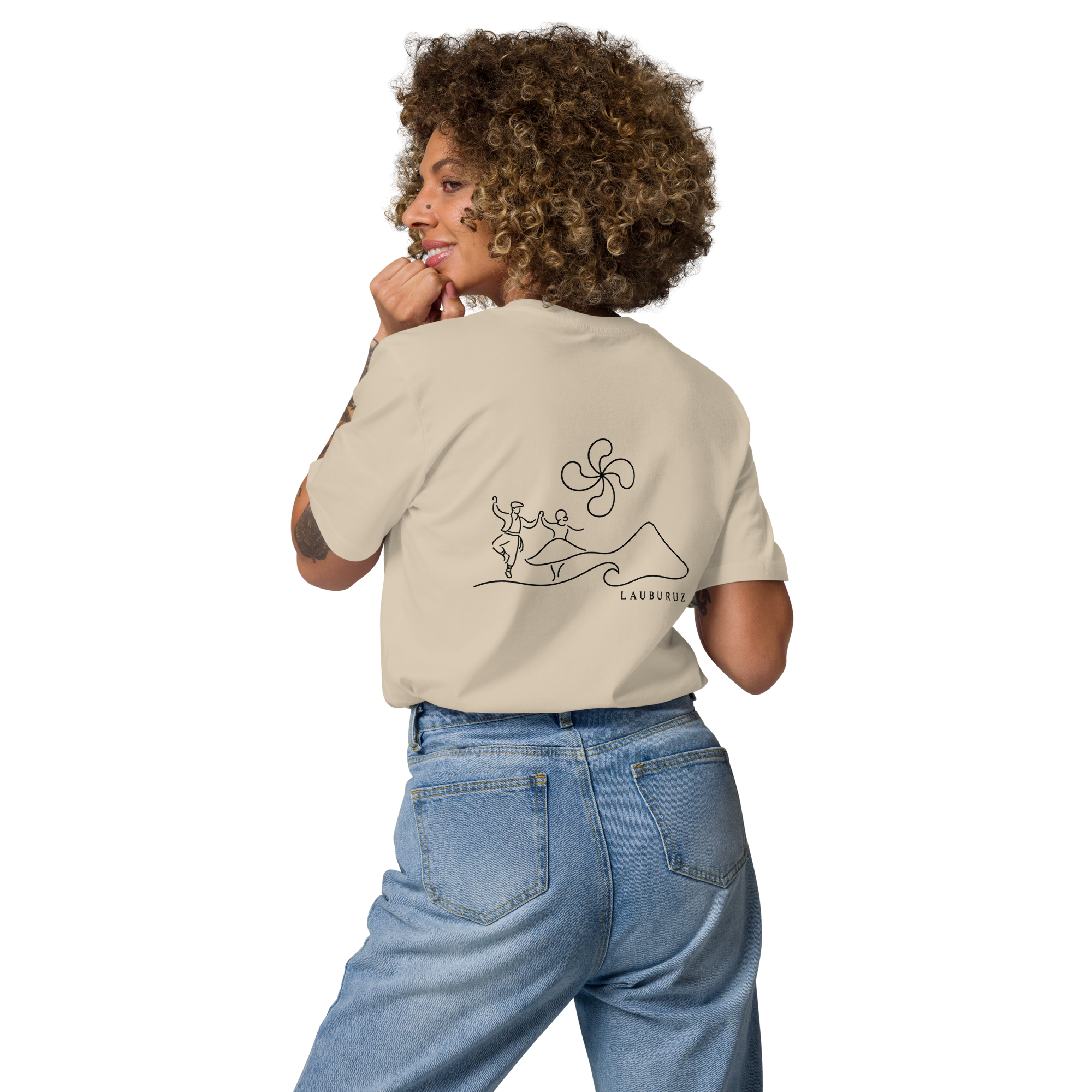 Fandango - T-shirt unisexe en coton bio - Logo Dos Noir – Image 2