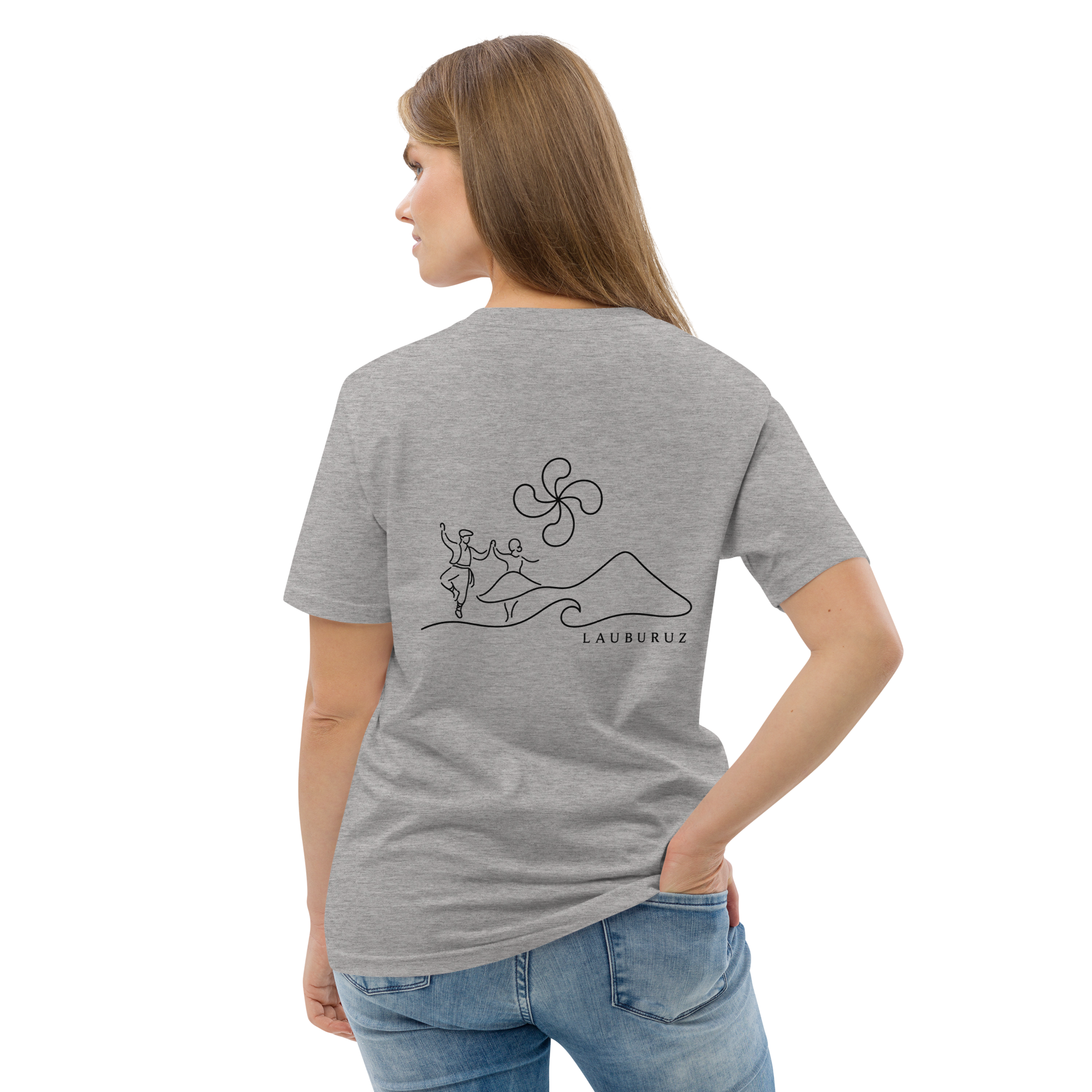 Fandango - T-shirt unisexe en coton bio - Logo Dos Noir