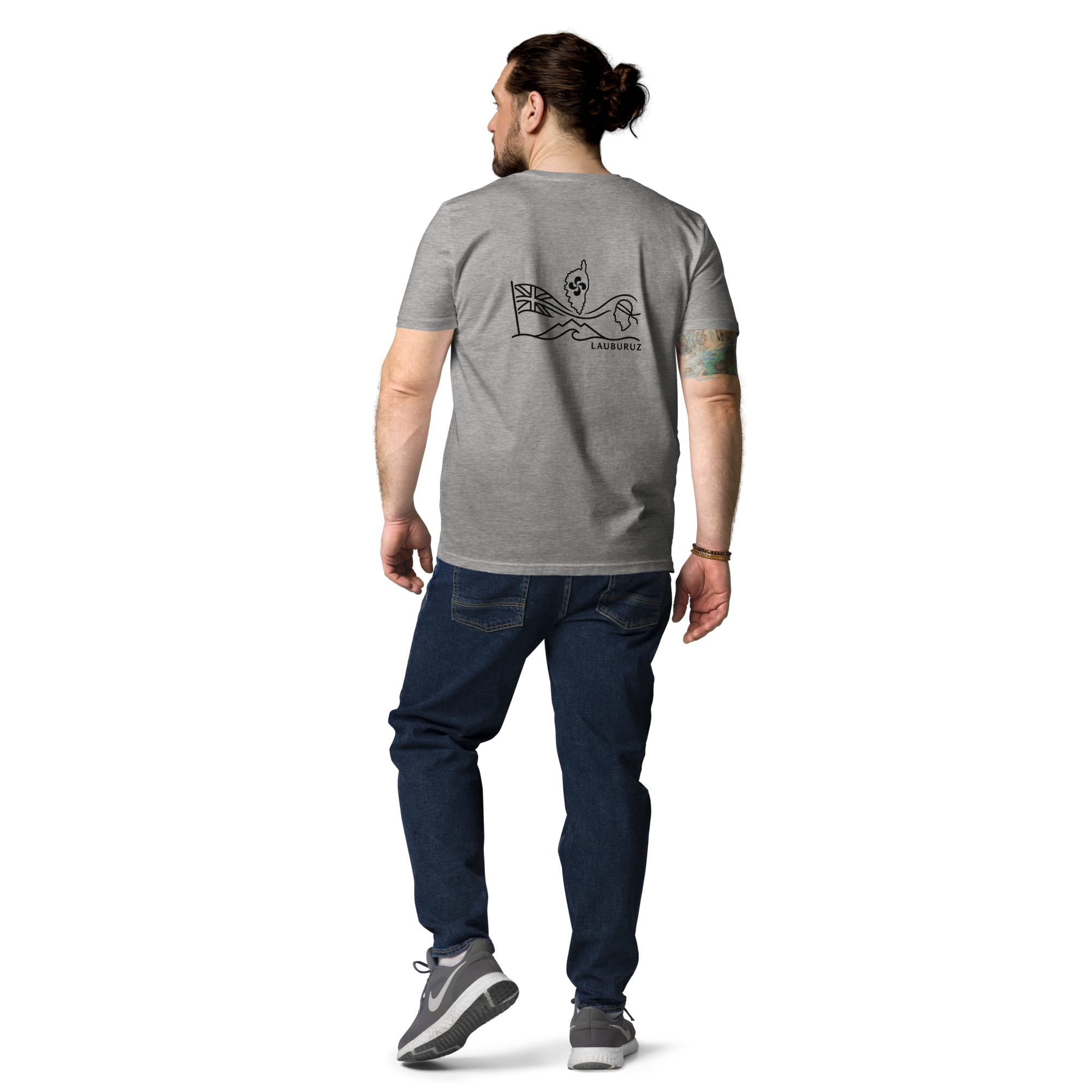 Corsica - T-shirt unisexe en coton bio - Logo Dos Noir – Image 4