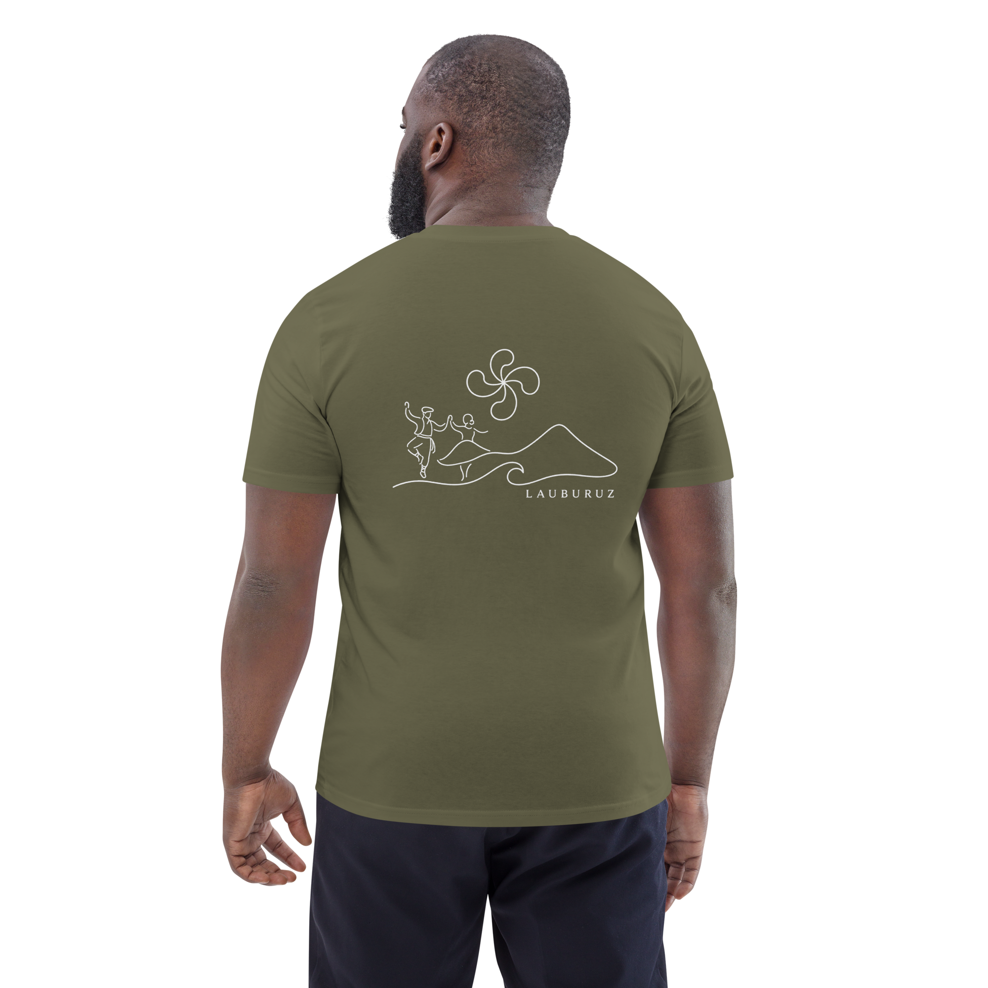 Fandango - T-shirt unisexe en coton bio - Logo Dos Blanc – Image 5