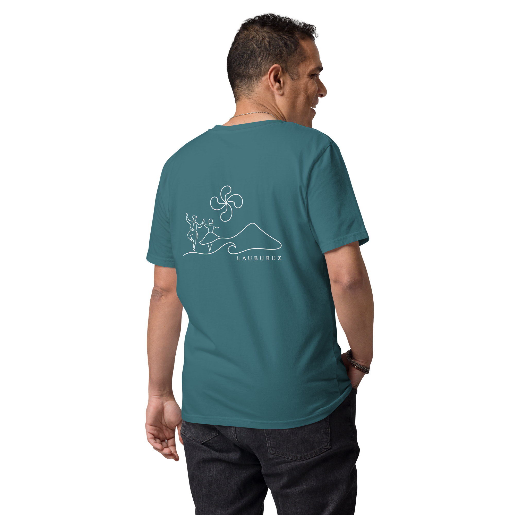 Fandango - T-shirt unisexe en coton bio - Logo Dos Blanc – Image 11