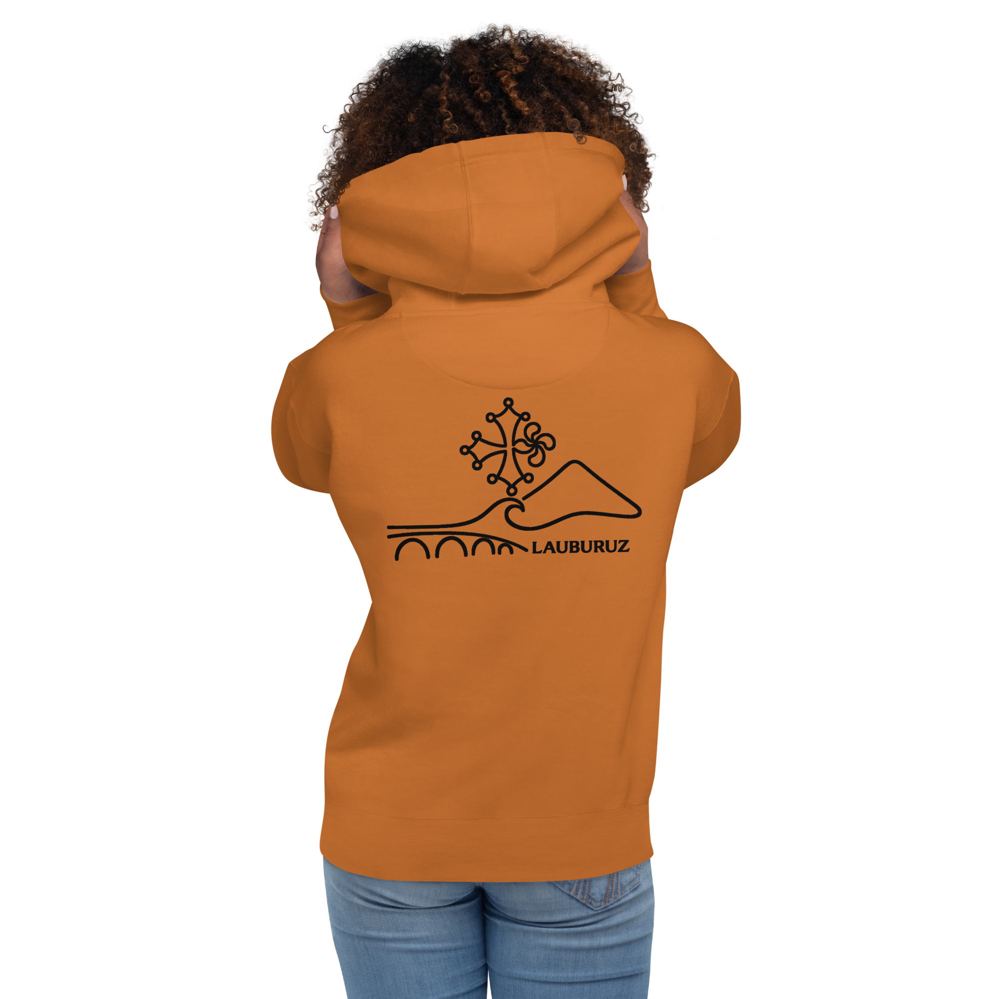 Occitan - Sweat à Capuche Unisexe - Logo Dos Noir – Image 2
