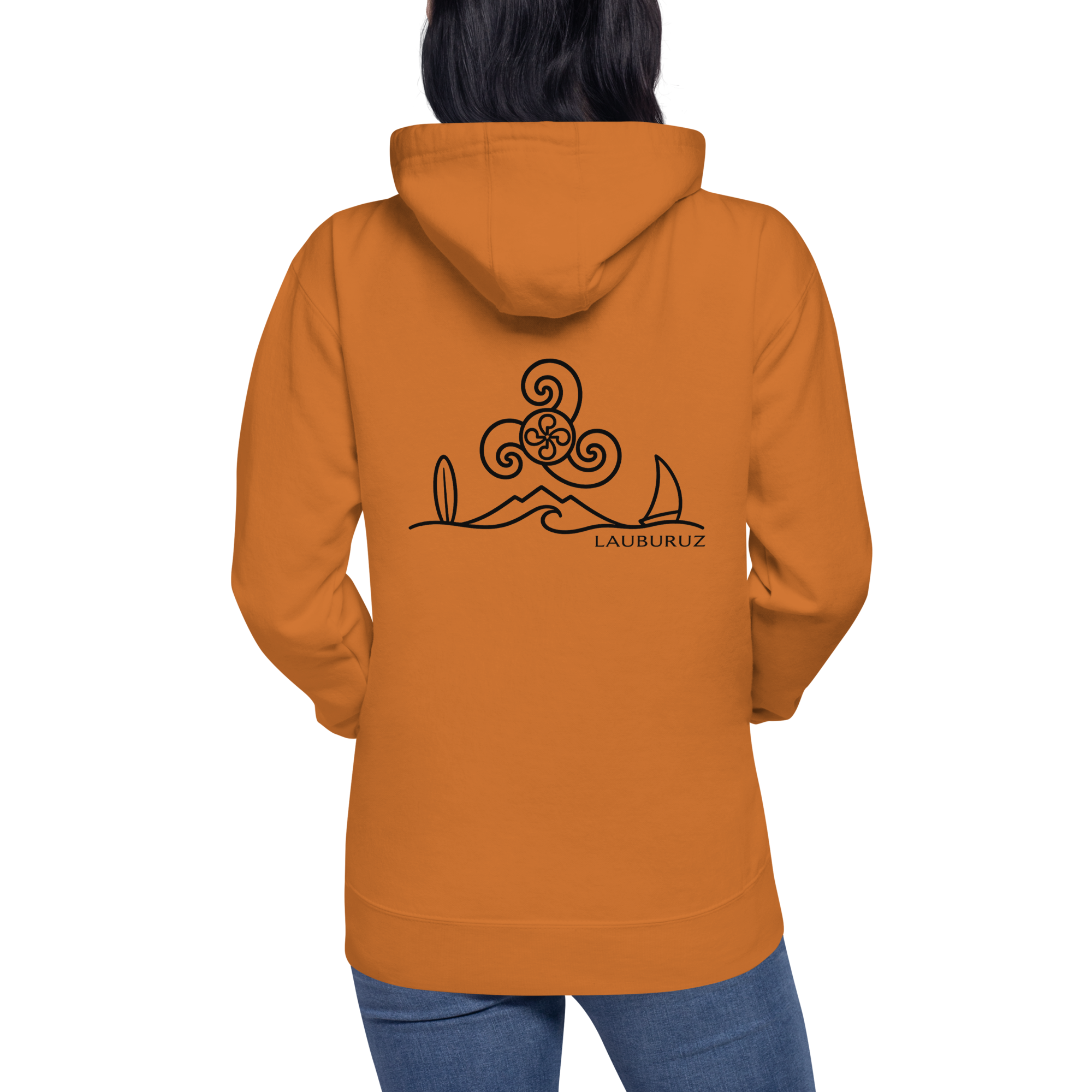 Breizh - Sweat à Capuche - Logo Dos Noir – Image 7