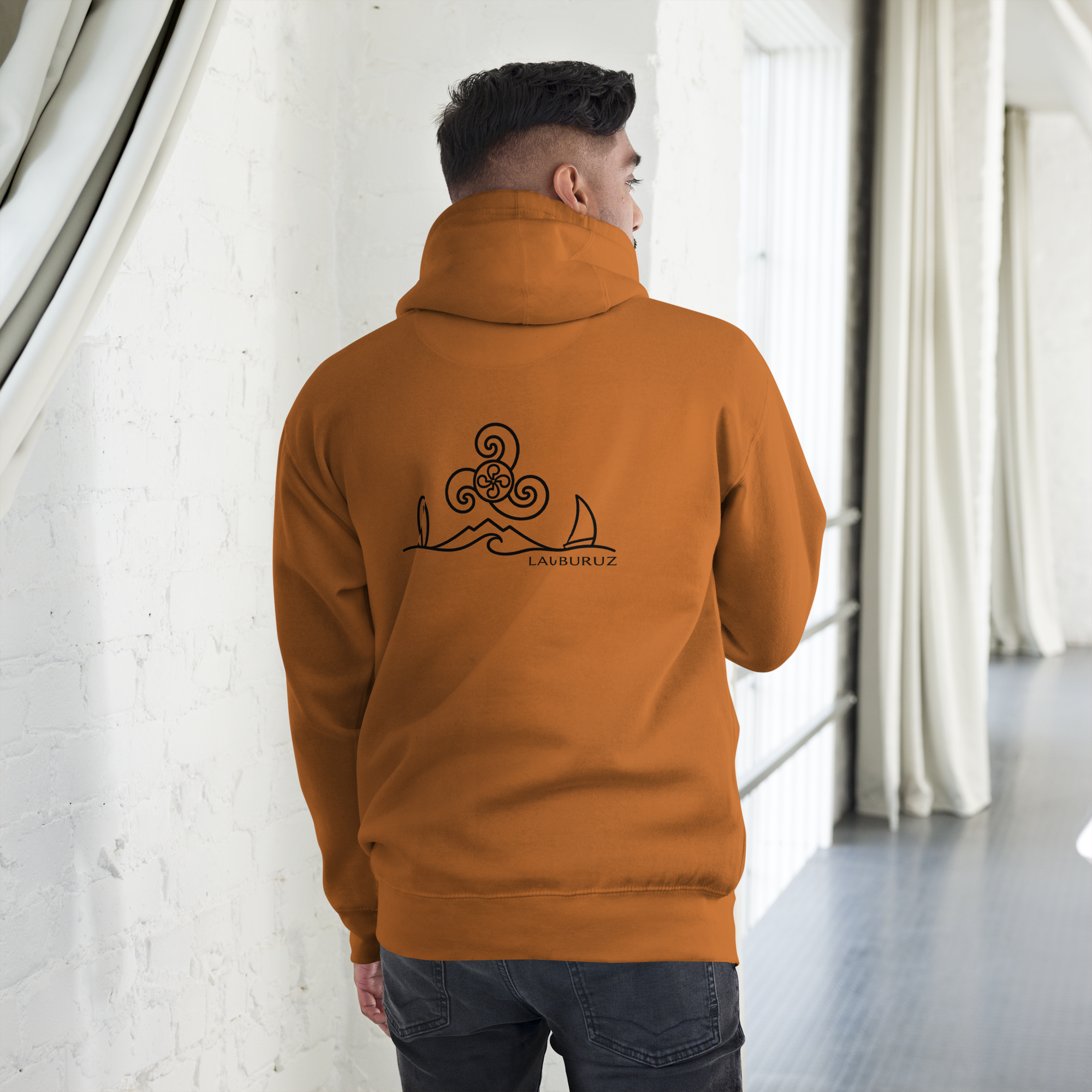 Breizh - Sweat à Capuche - Logo Dos Noir – Image 11