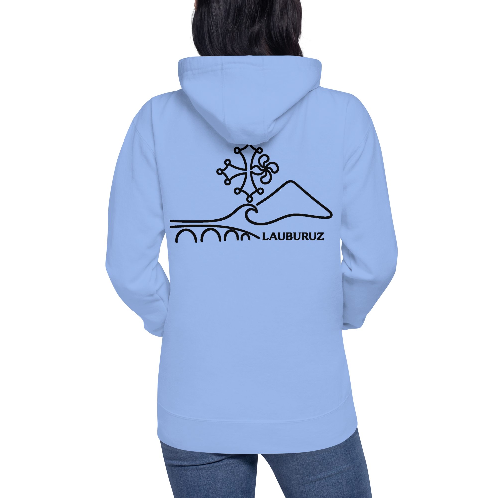 Occitan - Sweat à Capuche Unisexe - Logo Dos Noir – Image 6