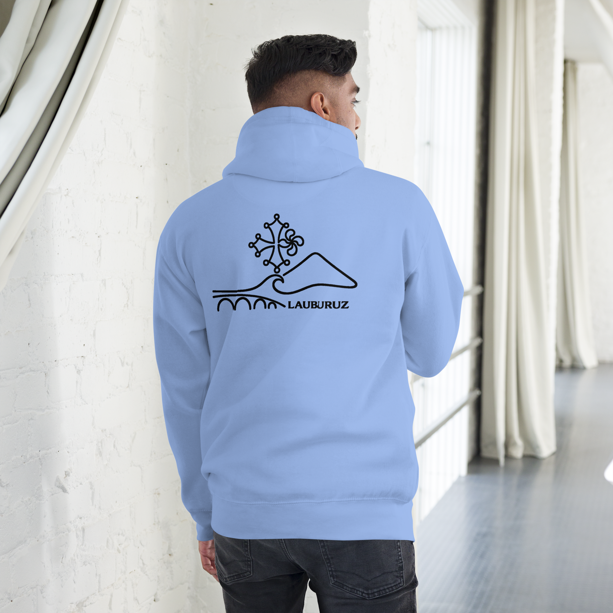 Occitan - Sweat à Capuche Unisexe - Logo Dos Noir – Image 7