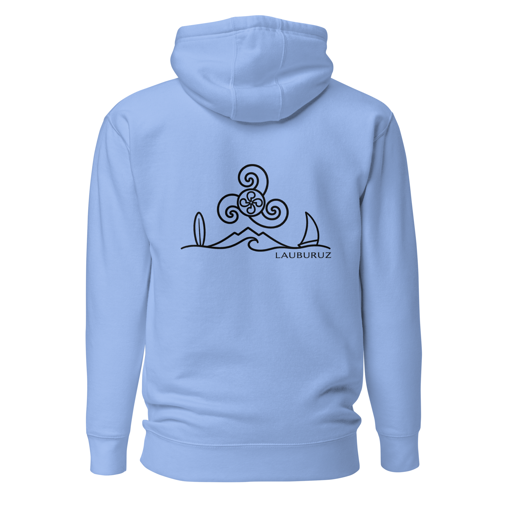 Breizh - Sweat à Capuche - Logo Dos Noir – Image 6