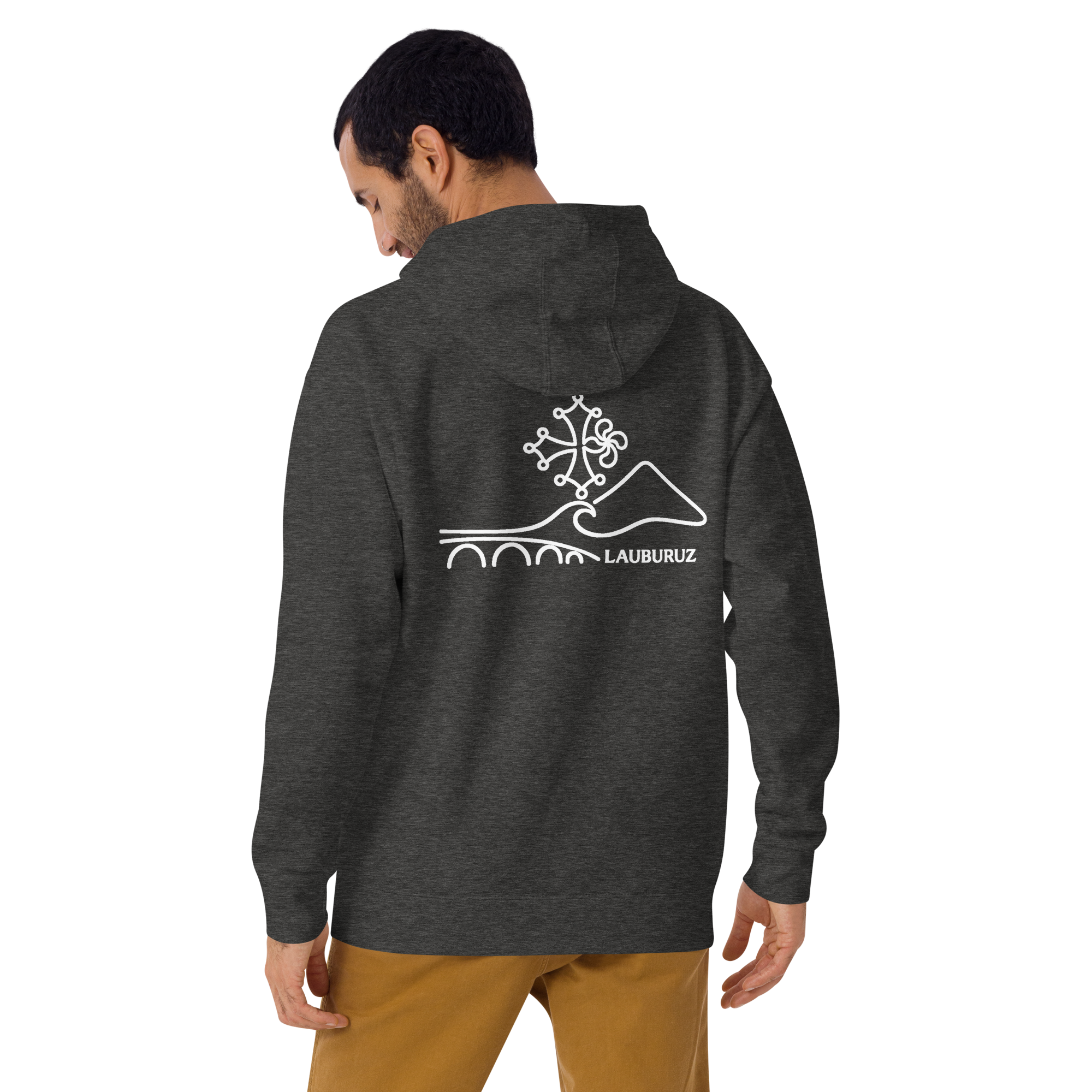 Occitan - Sweat à Capuche Unisexe - Logo Dos Blanc – Image 13