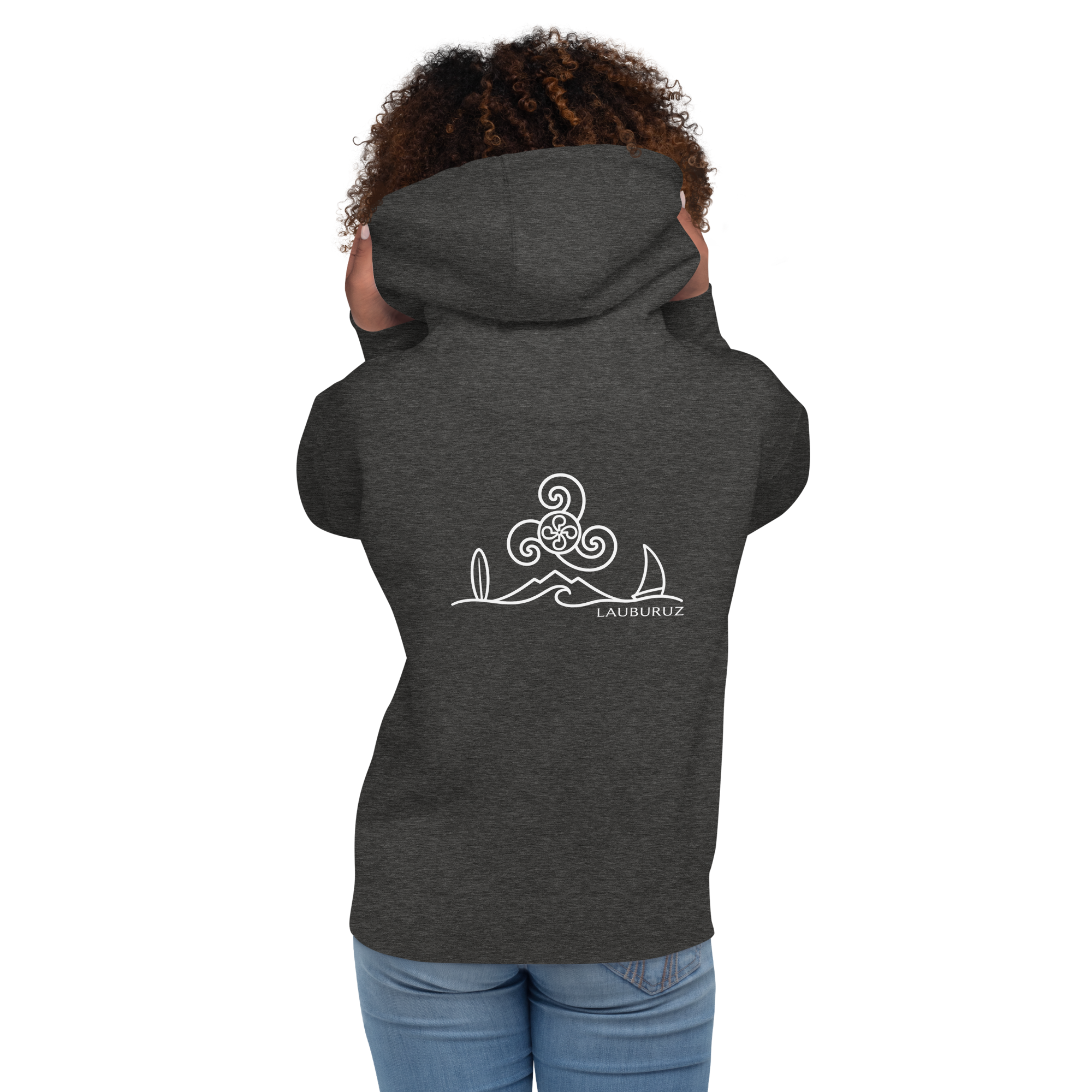 Breizh - Sweat à Capuche - Logo Dos Blanc – Image 6