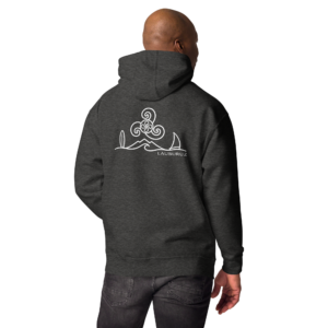 Breizh - Sweat à Capuche - Logo Dos Blanc