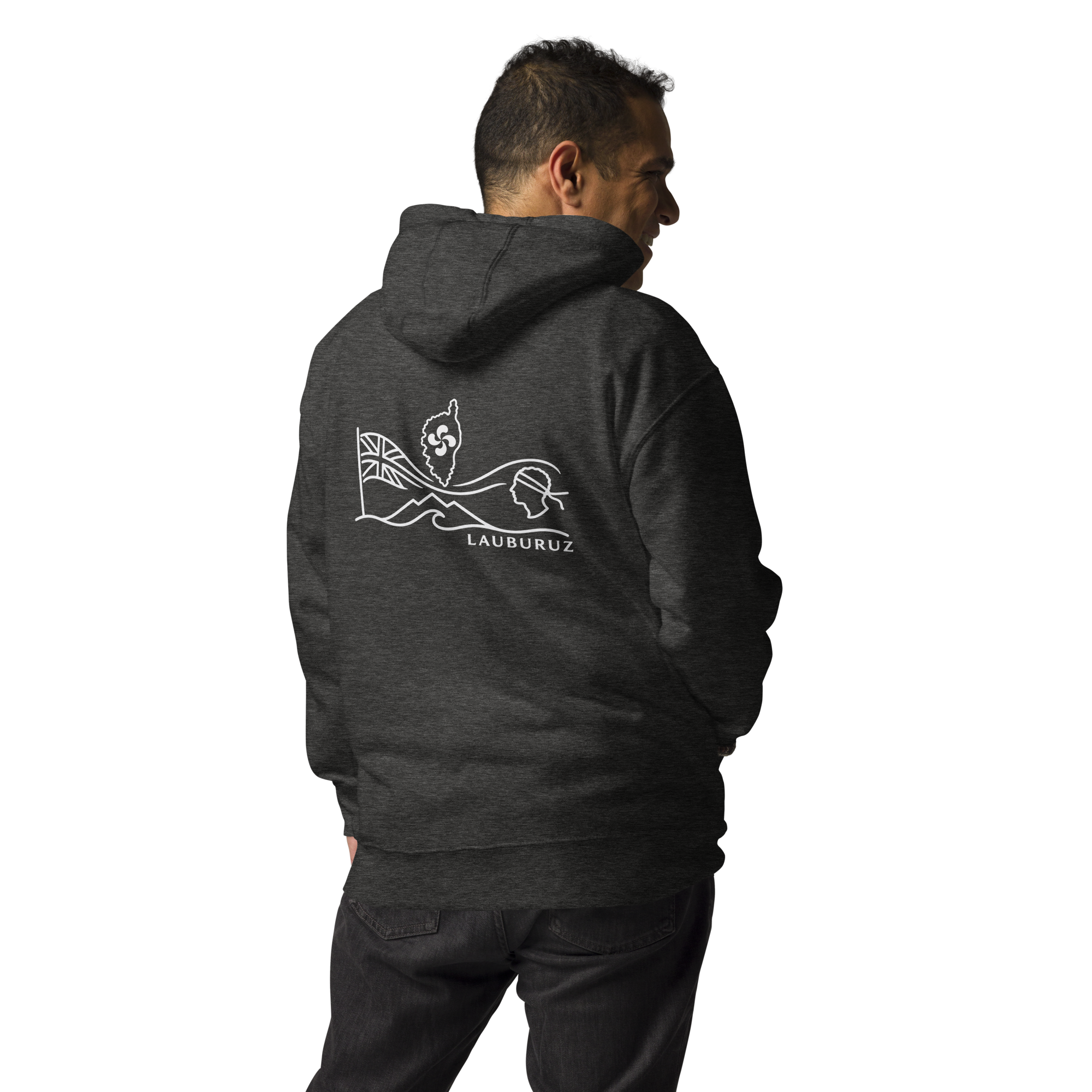 Corsica - Sweat à Capuche - Logo Dos Blanc – Image 4
