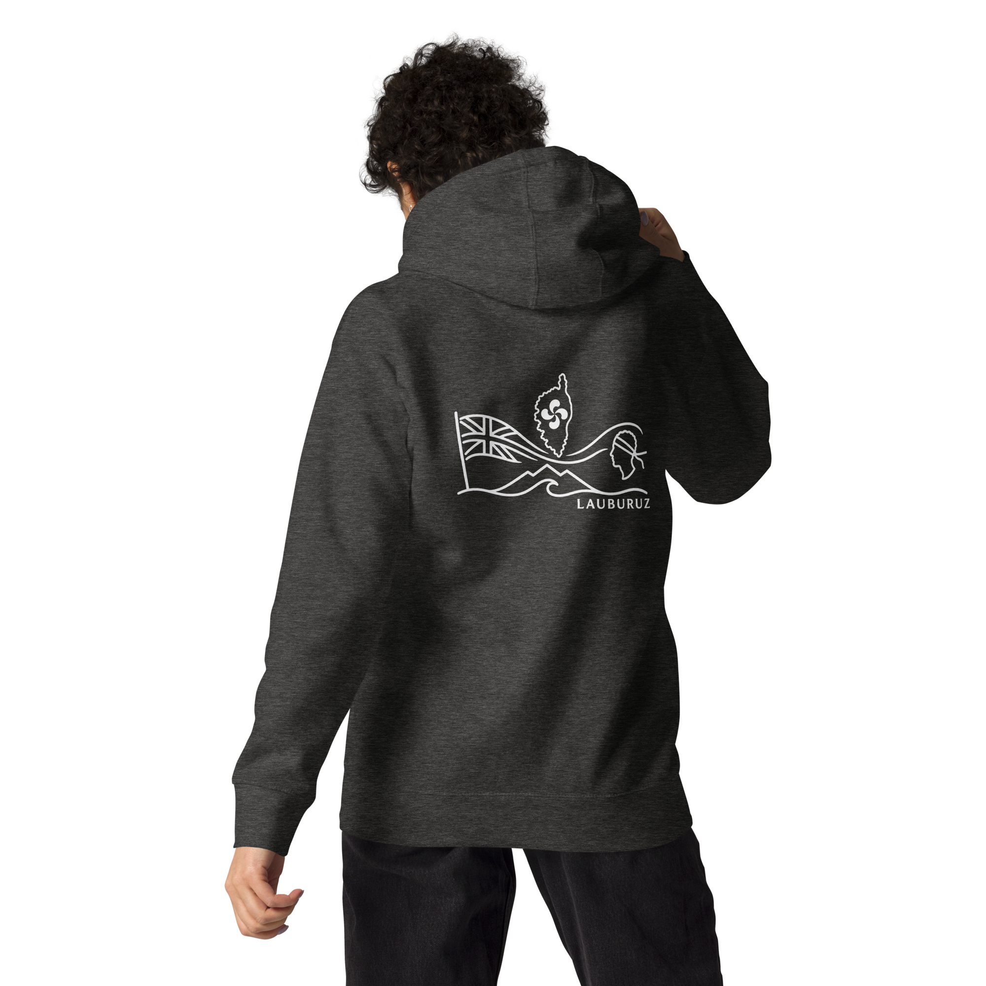 Corsica - Sweat à Capuche - Logo Dos Blanc – Image 3