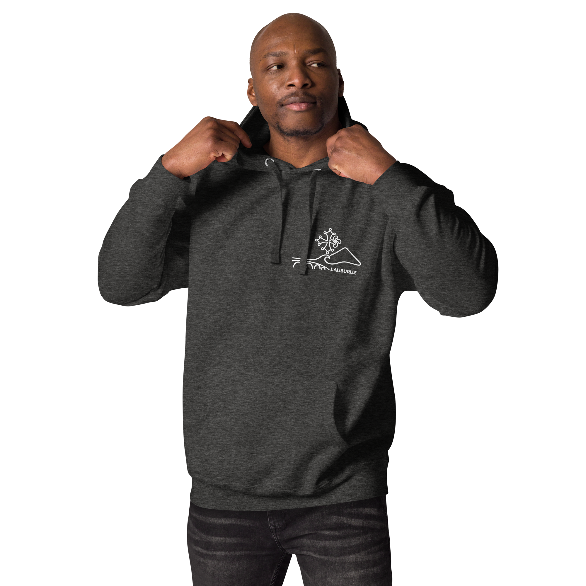 Occitan - Sweat à Capuche - Logo Devant Blanc