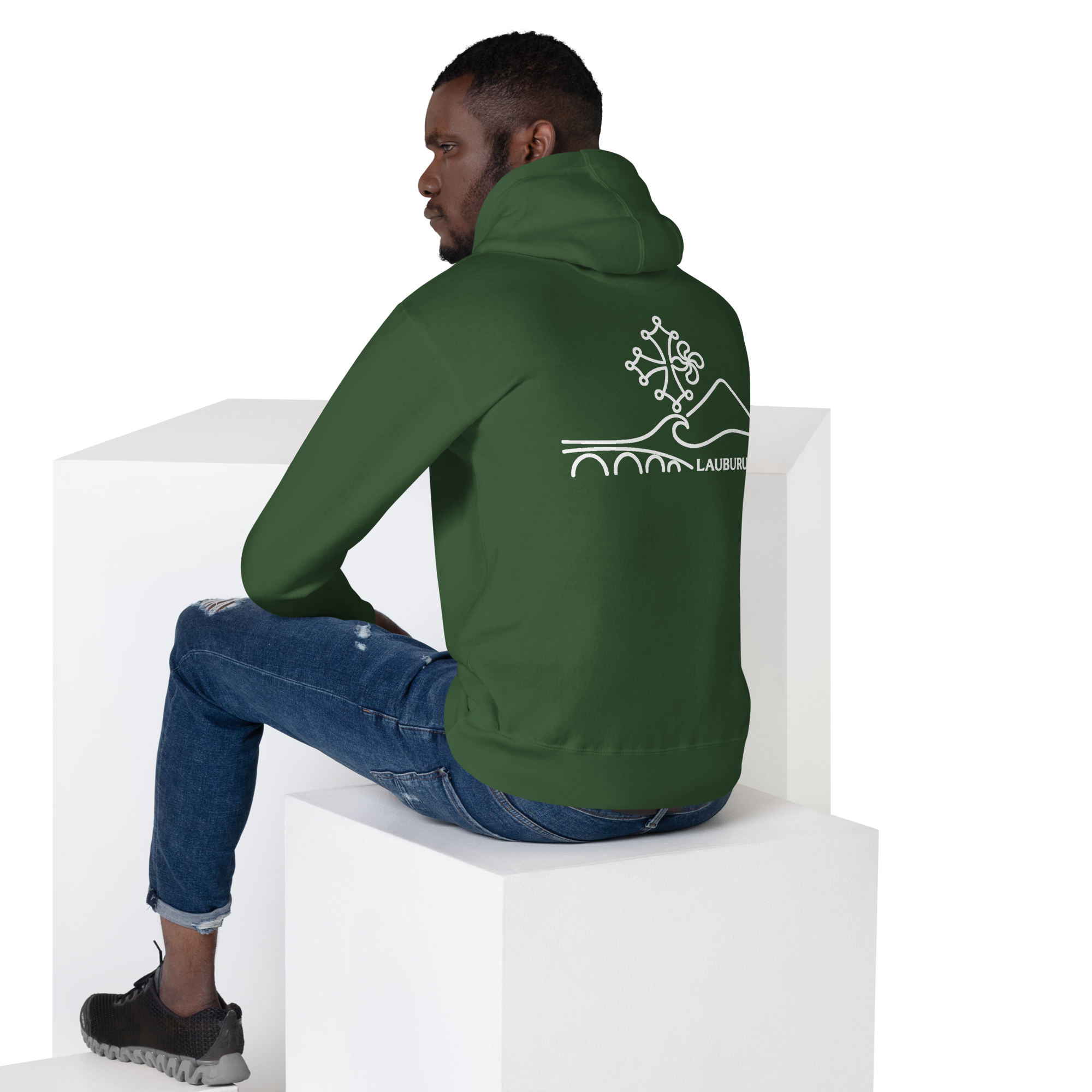 Occitan - Sweat à Capuche Unisexe - Logo Dos Blanc – Image 11