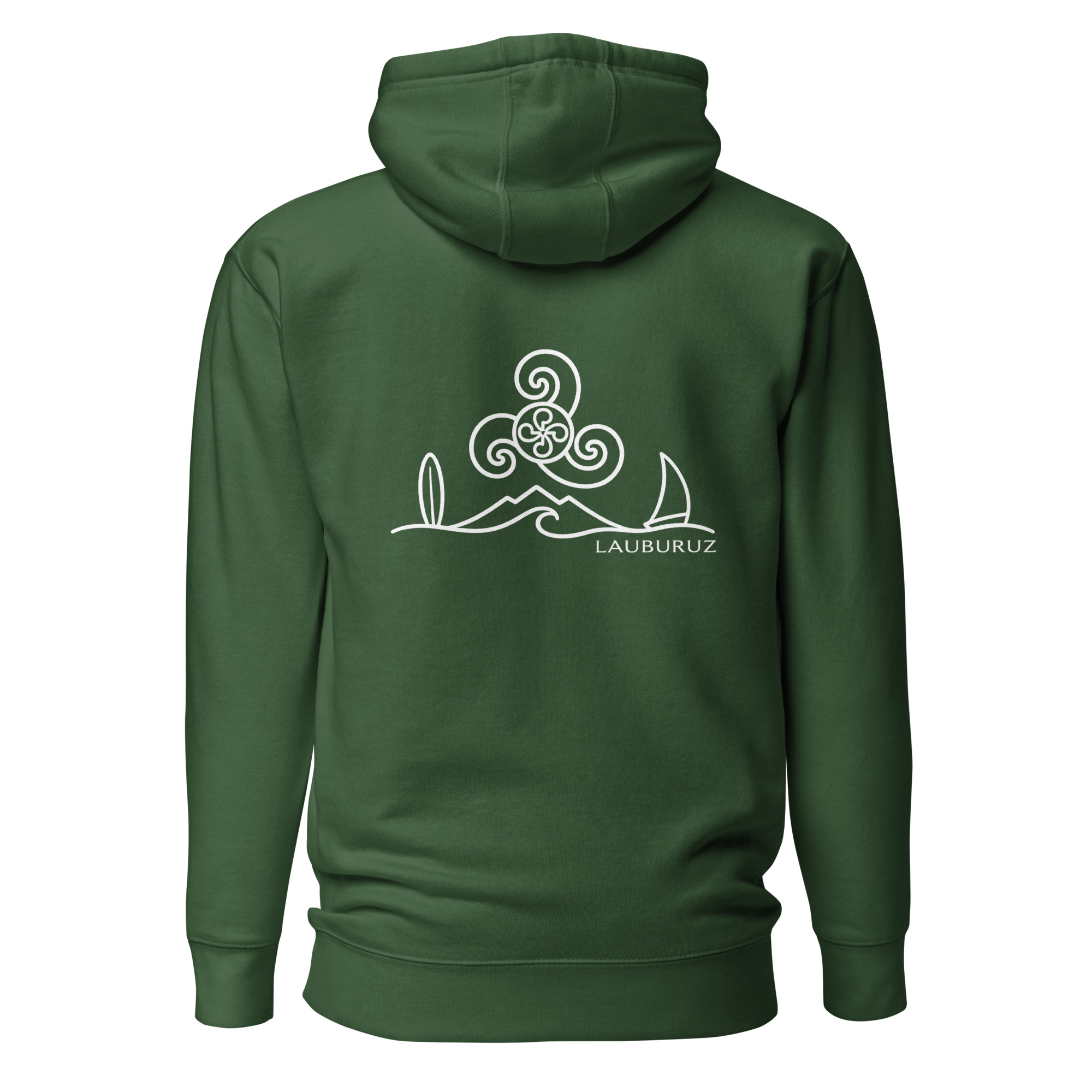 Breizh - Sweat à Capuche - Logo Dos Blanc – Image 3