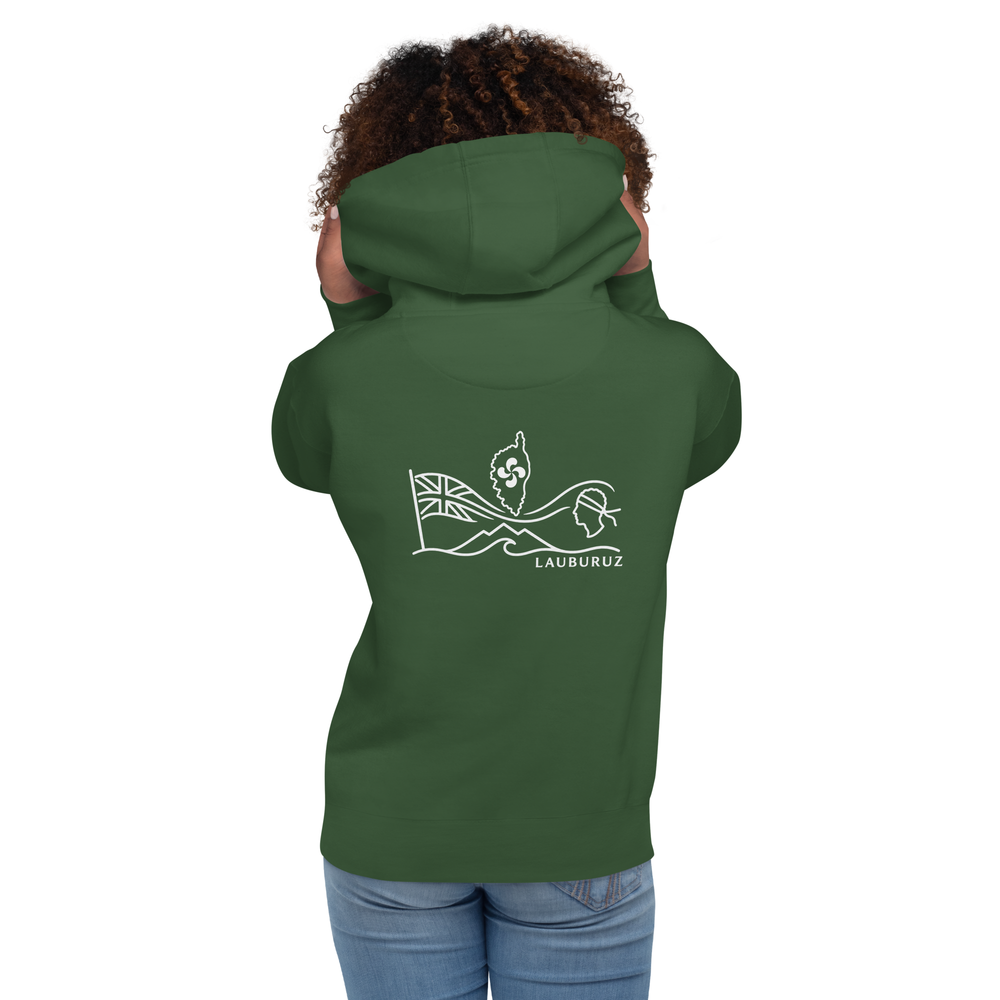 Corsica - Sweat à Capuche - Logo Dos Blanc – Image 5