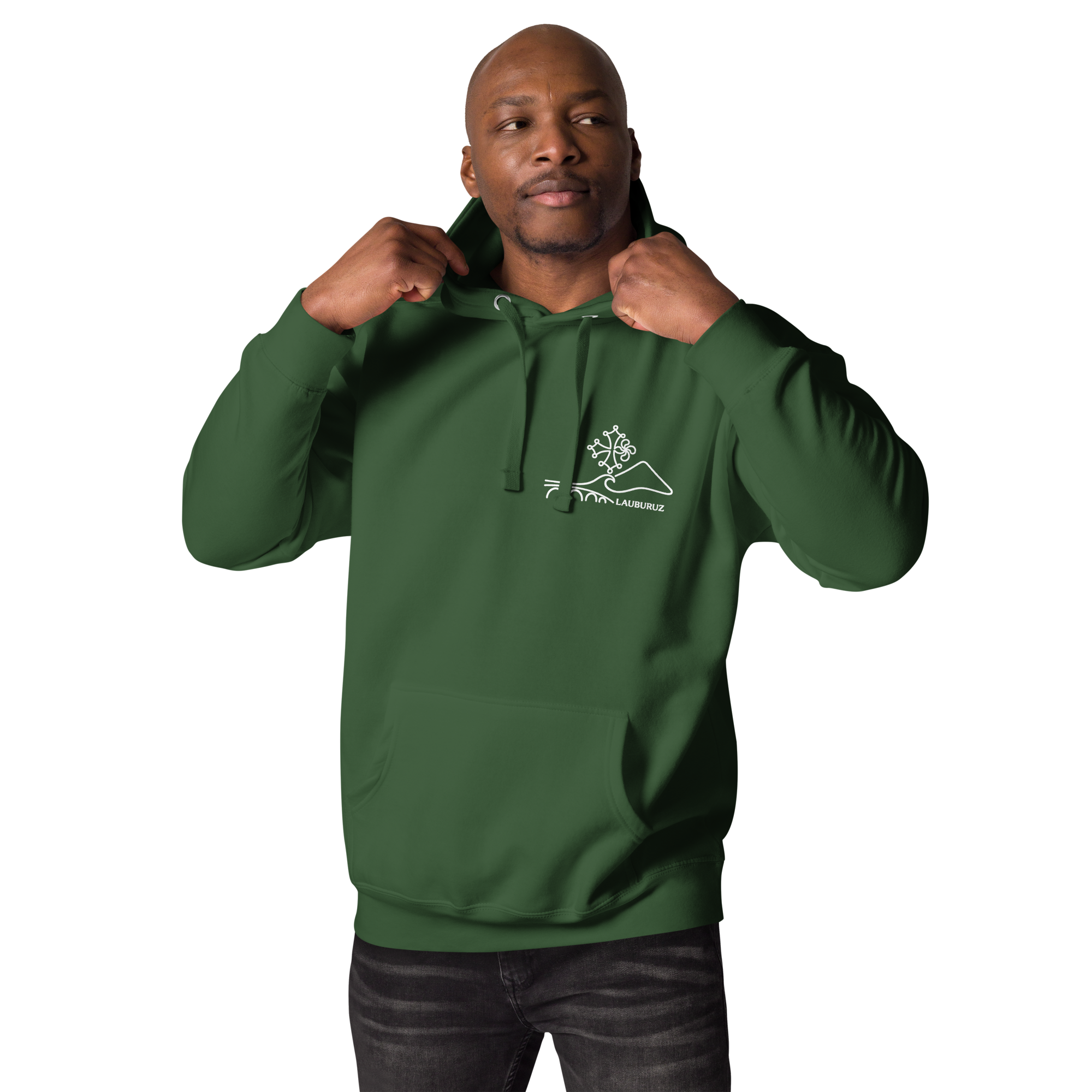 Occitan - Sweat à Capuche - Logo Devant Blanc – Image 3