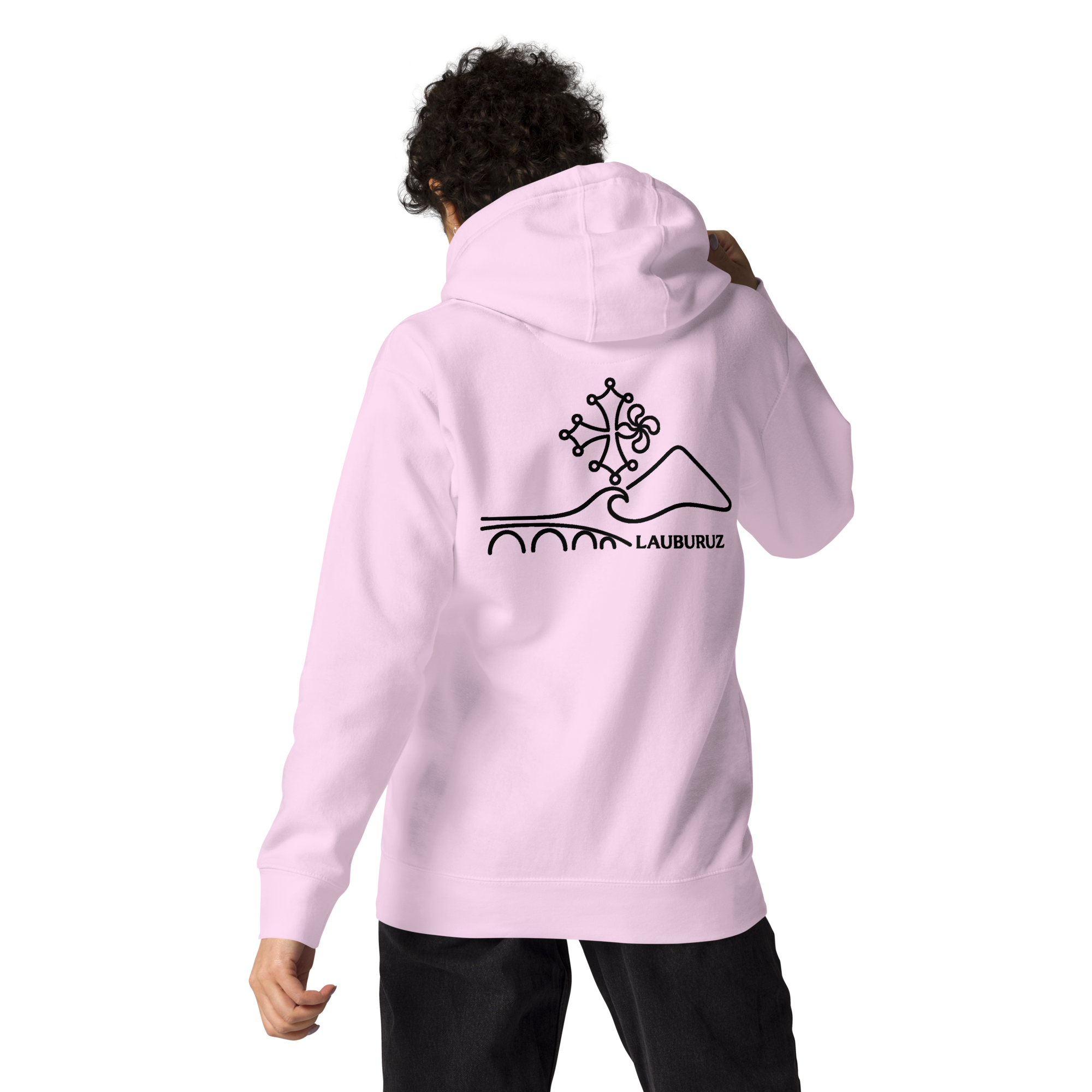 Occitan - Sweat à Capuche Unisexe - Logo Dos Noir – Image 10