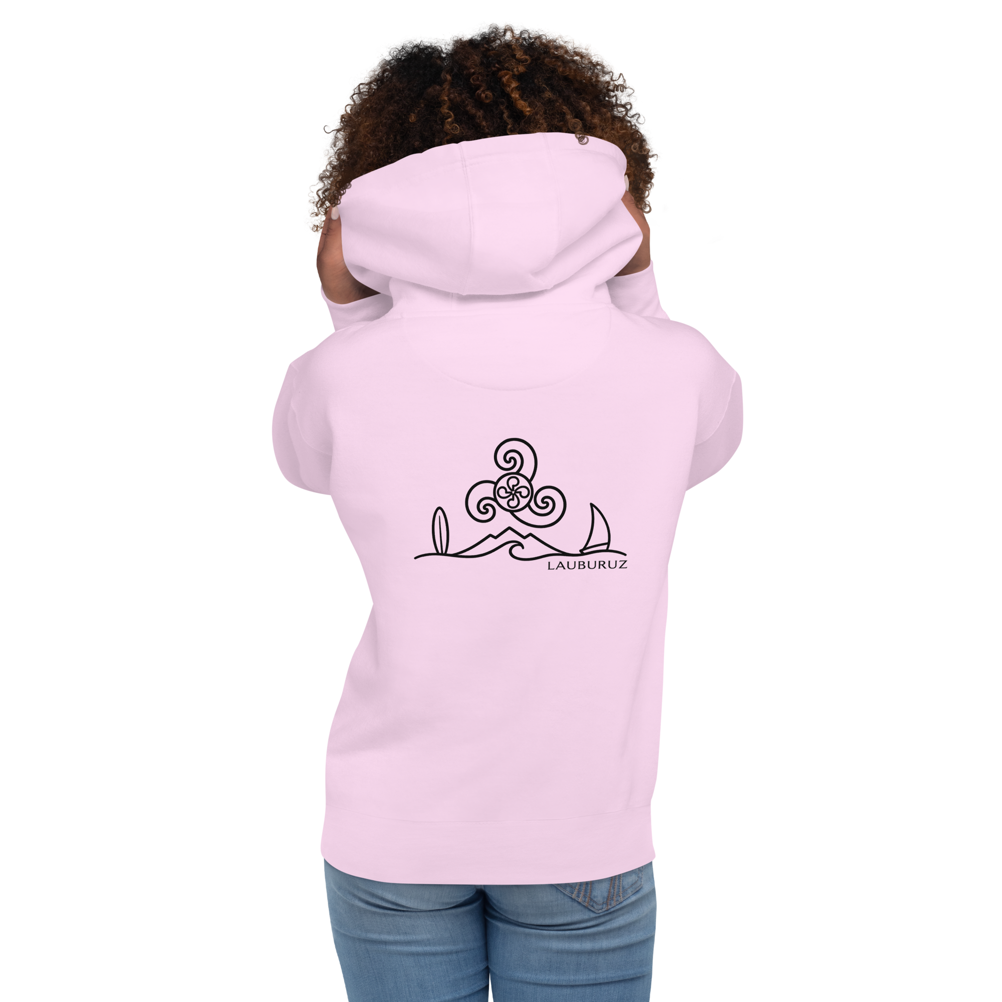 Breizh - Sweat à Capuche - Logo Dos Noir – Image 2