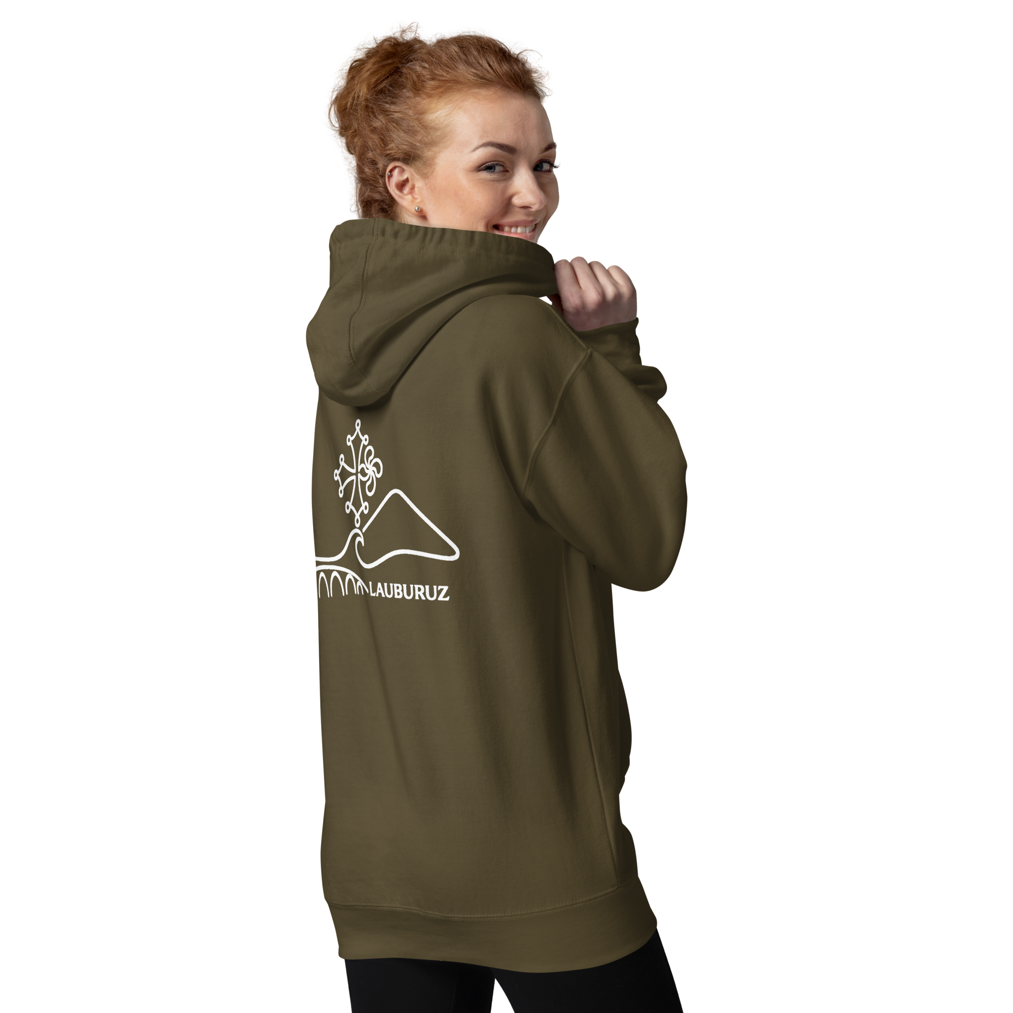 Occitan - Sweat à Capuche Unisexe - Logo Dos Blanc – Image 7