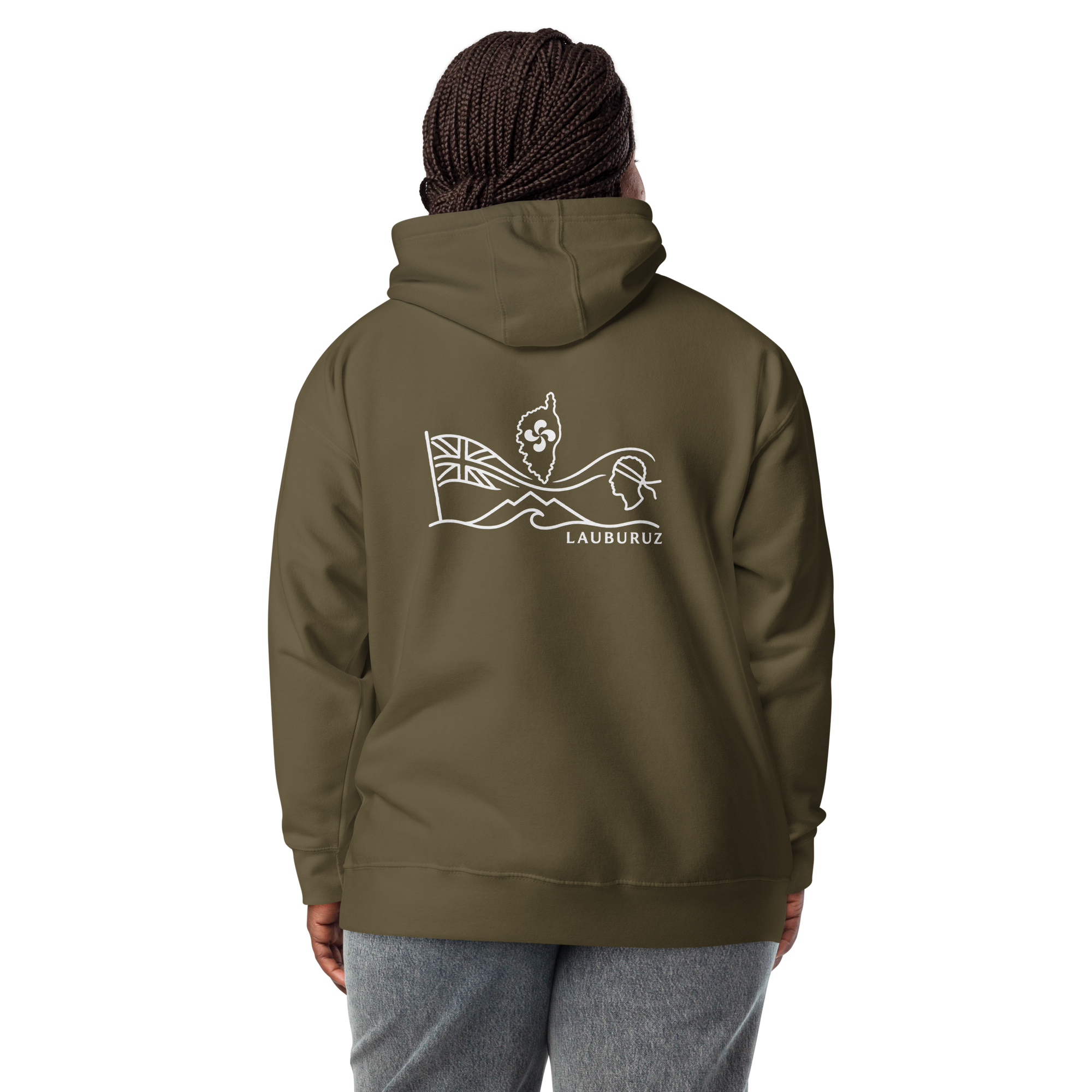 Corsica - Sweat à Capuche - Logo Dos Blanc – Image 9
