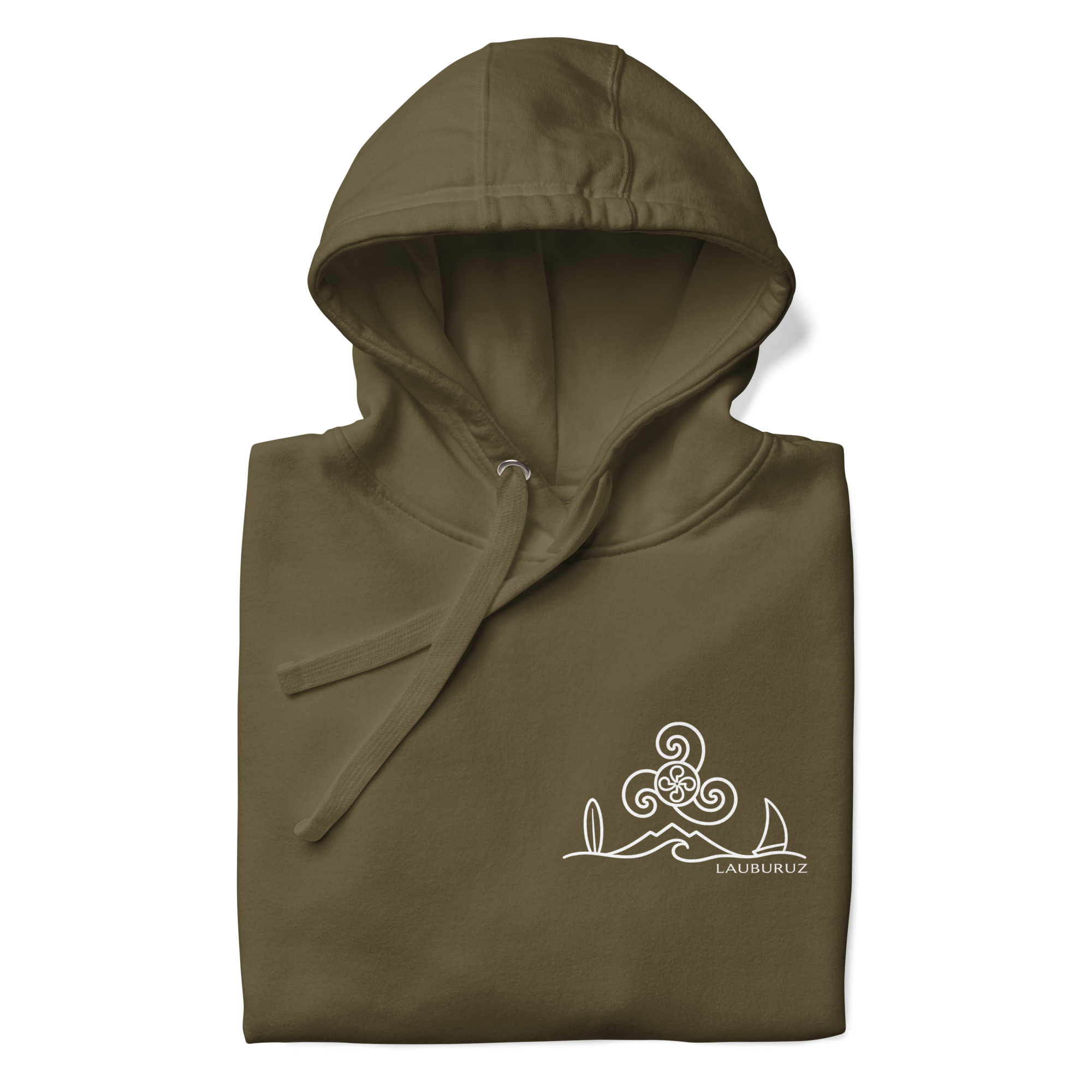 Breizh - Sweat à Capuche - Logo Devant Blanc – Image 4
