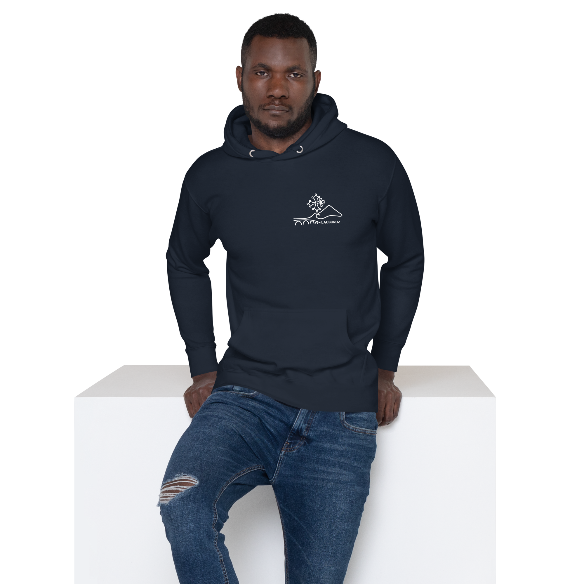 Occitan - Sweat à Capuche - Logo Devant Blanc – Image 4