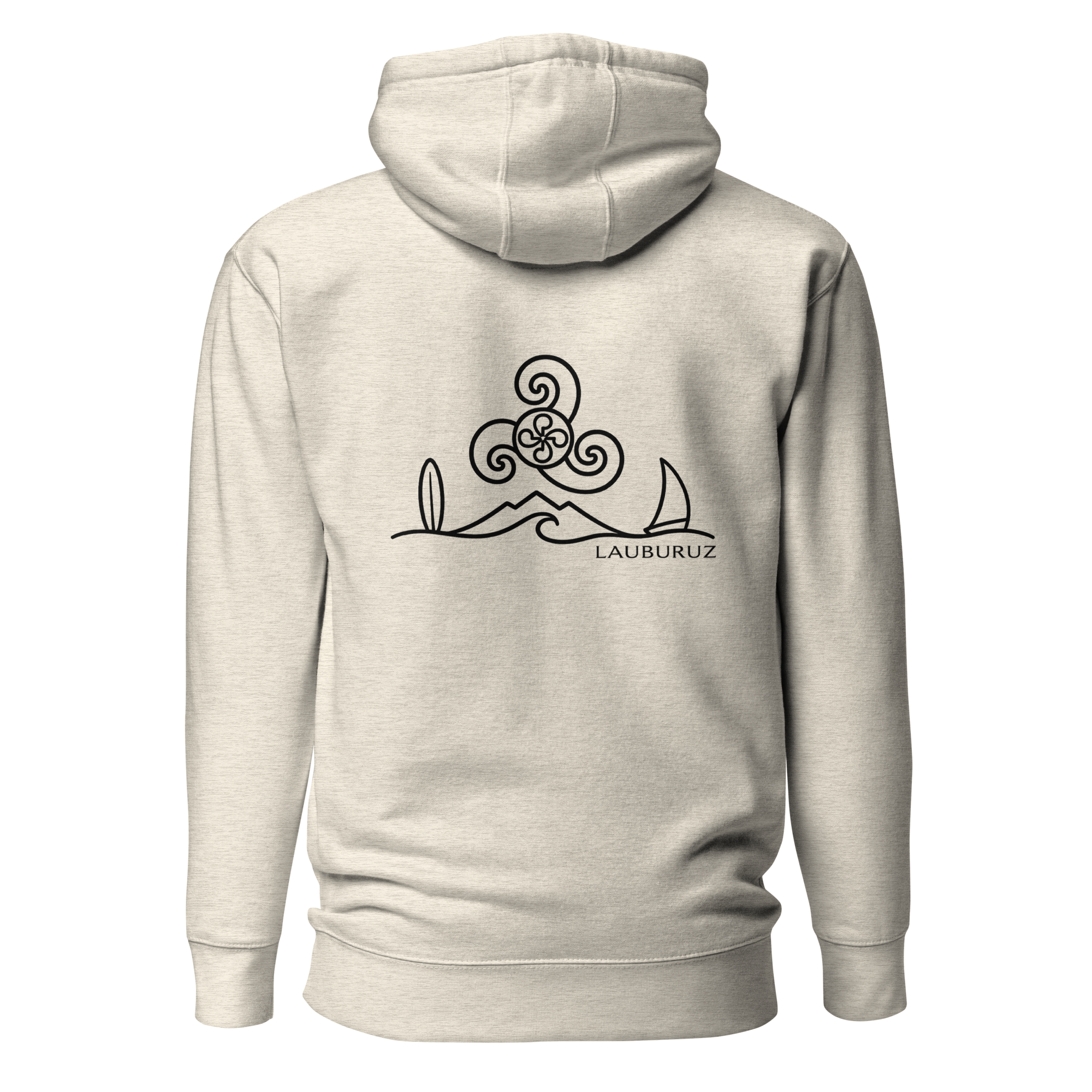 Breizh - Sweat à Capuche - Logo Dos Noir – Image 10