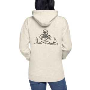 Breizh - Sweat à Capuche - Logo Dos Noir