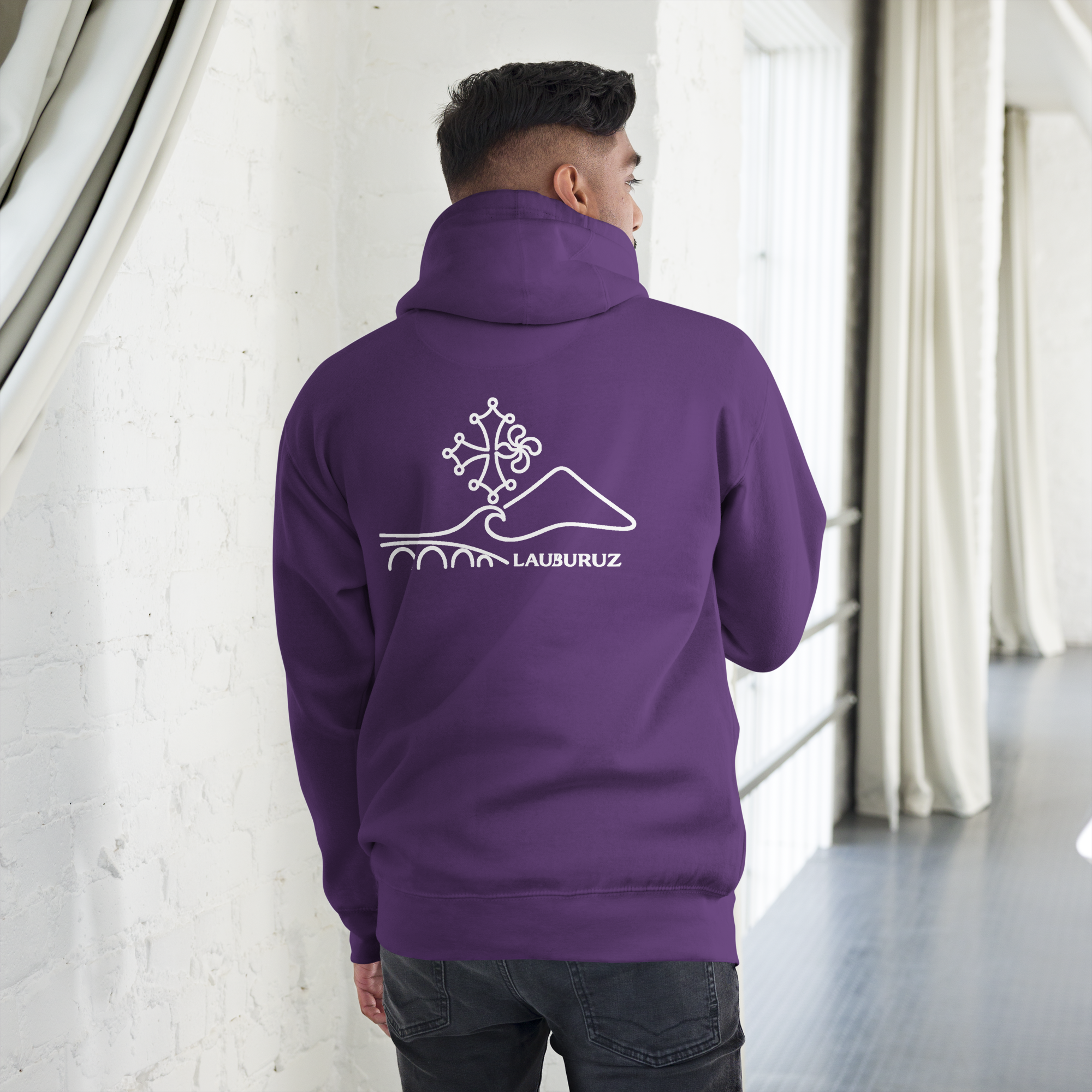 Occitan - Sweat à Capuche Unisexe - Logo Dos Blanc – Image 10