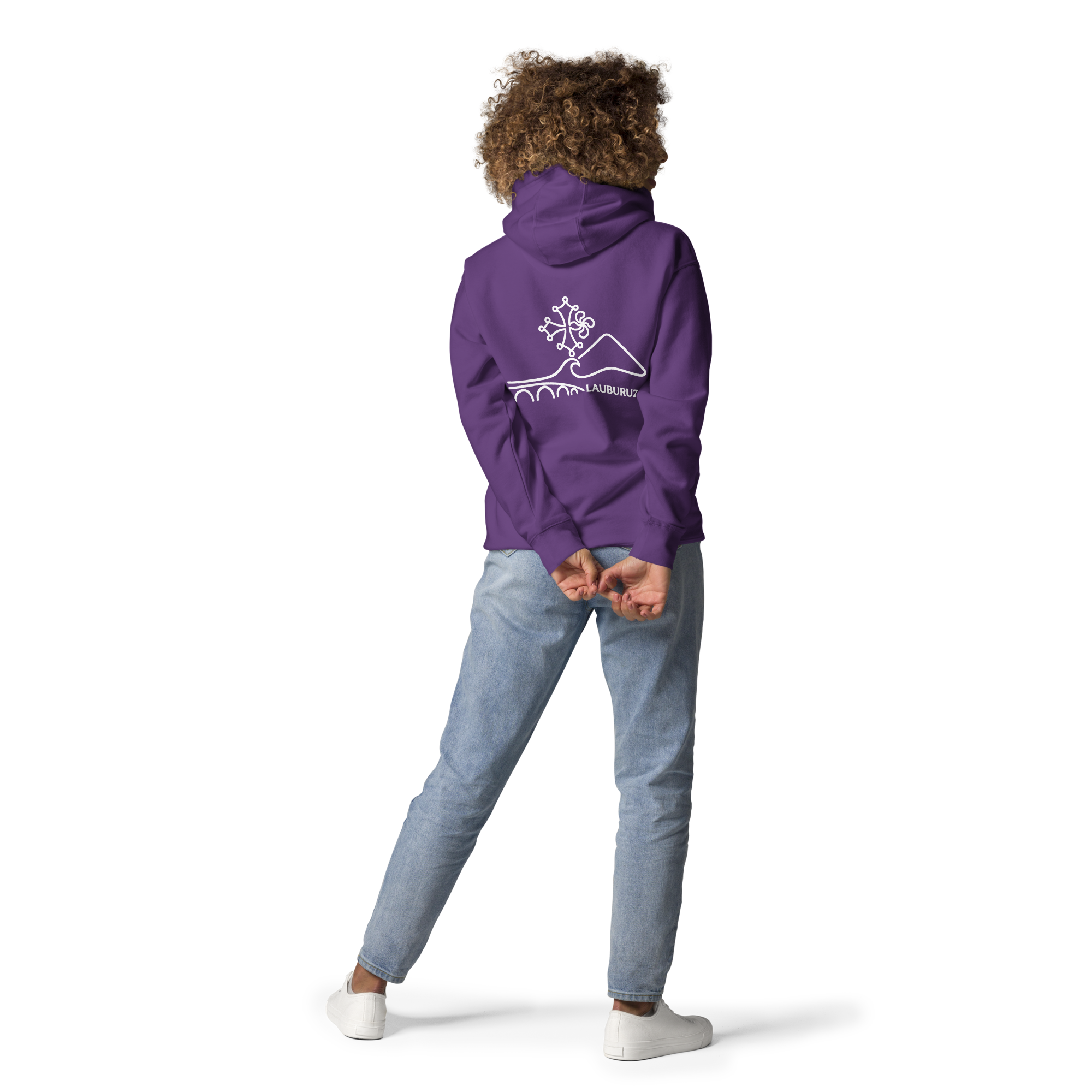Occitan - Sweat à Capuche Unisexe - Logo Dos Blanc – Image 12
