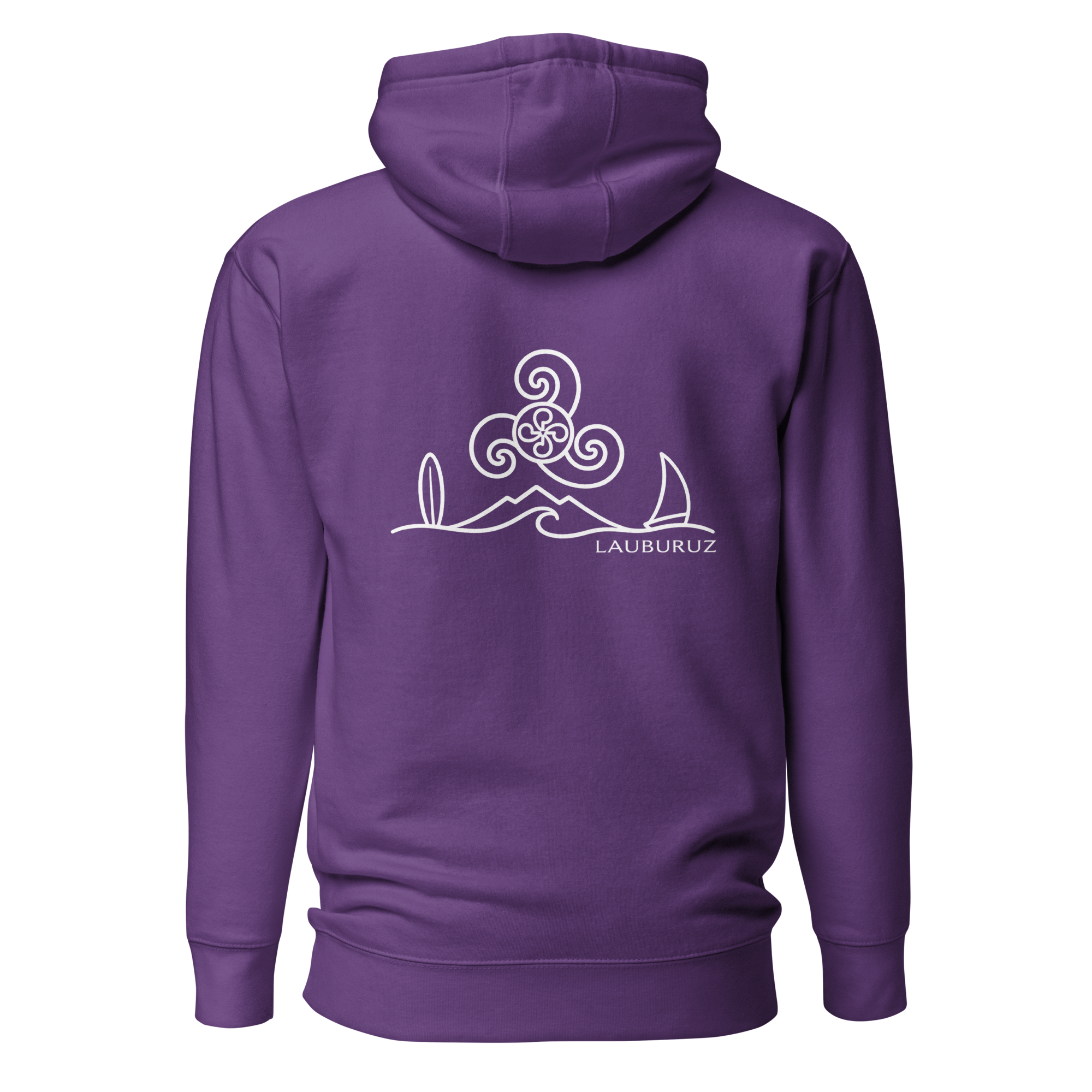 Breizh - Sweat à Capuche - Logo Dos Blanc – Image 12