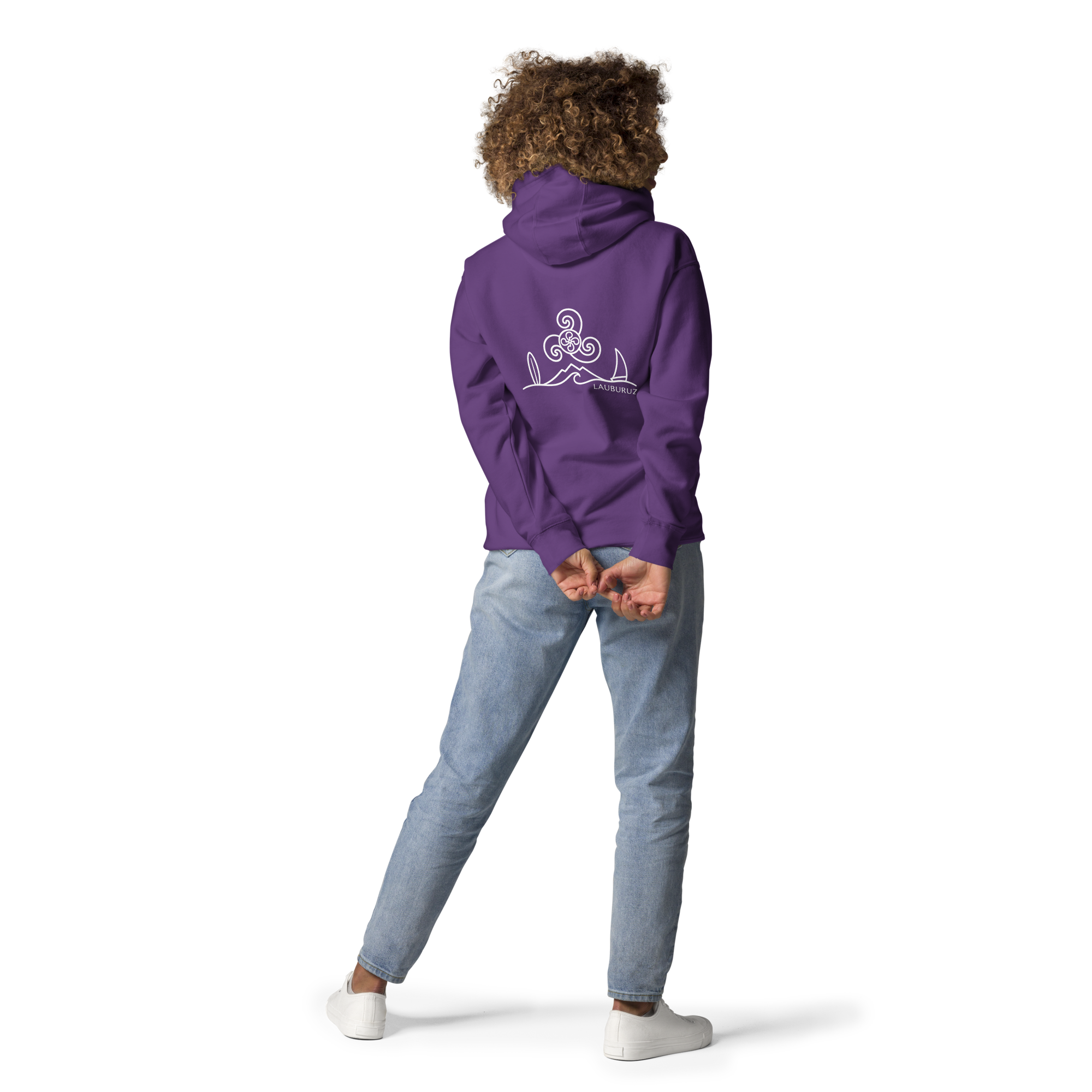 Breizh - Sweat à Capuche - Logo Dos Blanc – Image 11