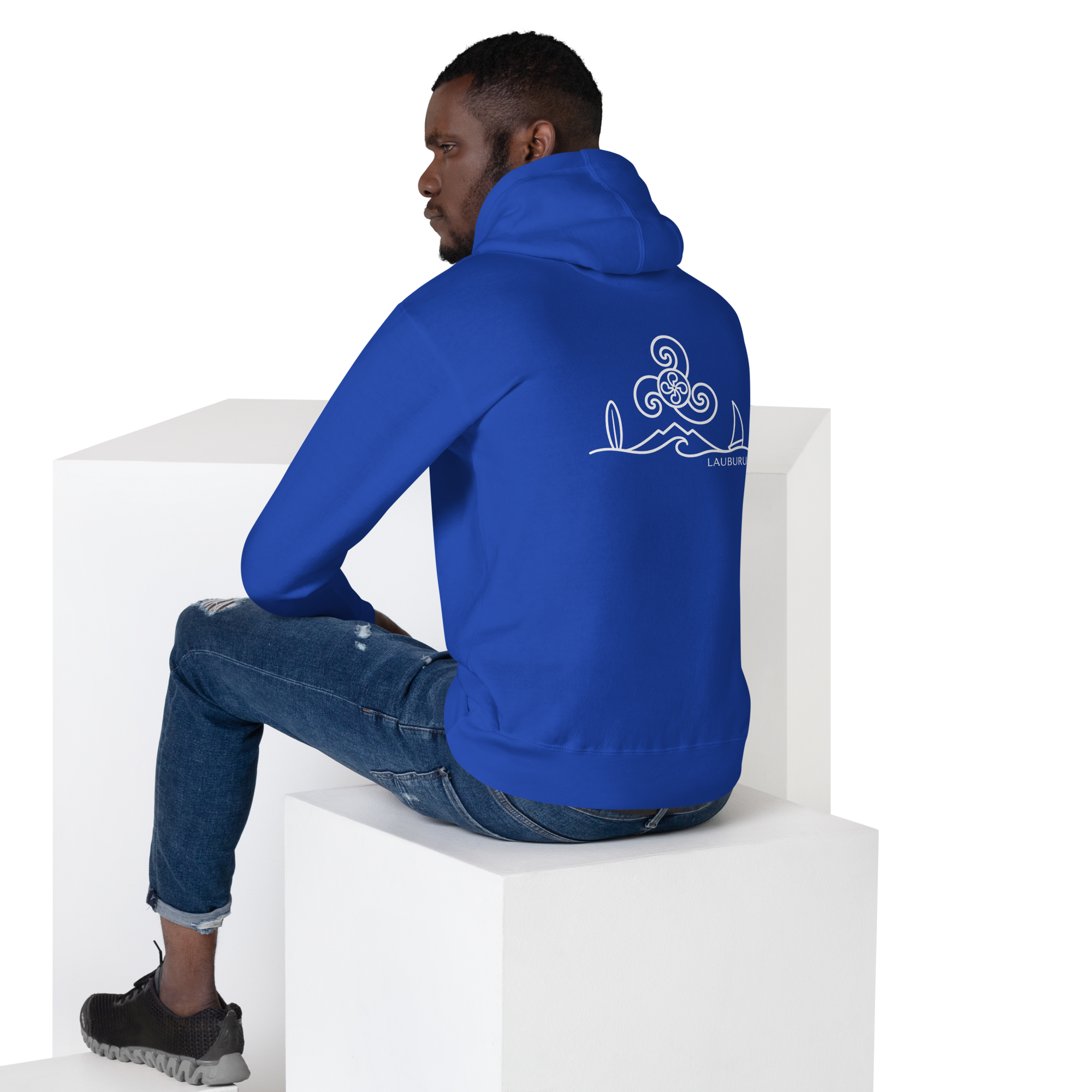 Breizh - Sweat à Capuche - Logo Dos Blanc – Image 13